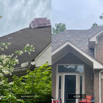 Residential Roofing Installation using Owens Corning Aged Copper