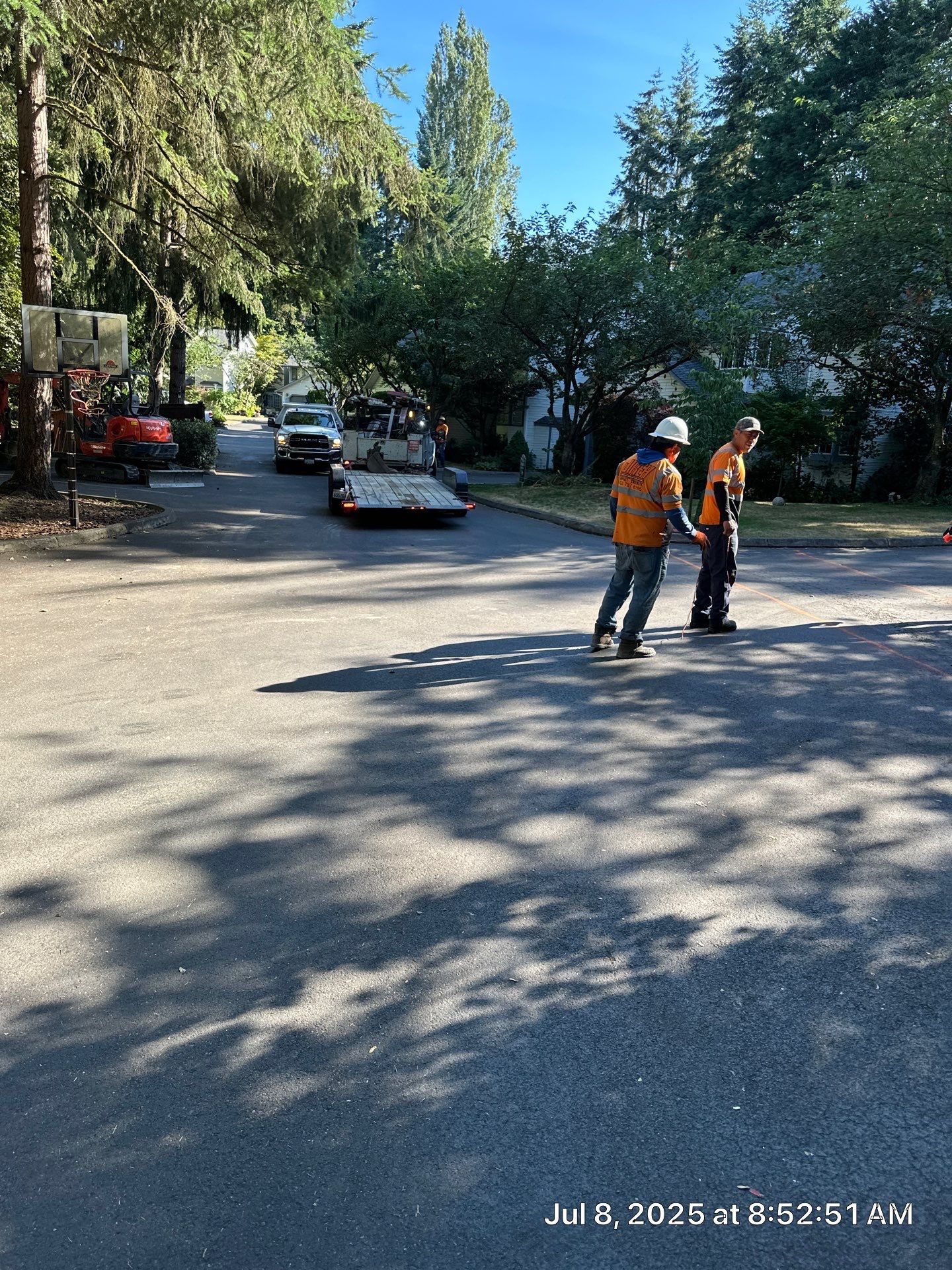 Curb Repaint | Seattle  by Jireh Asphalt & Concrete Inc 