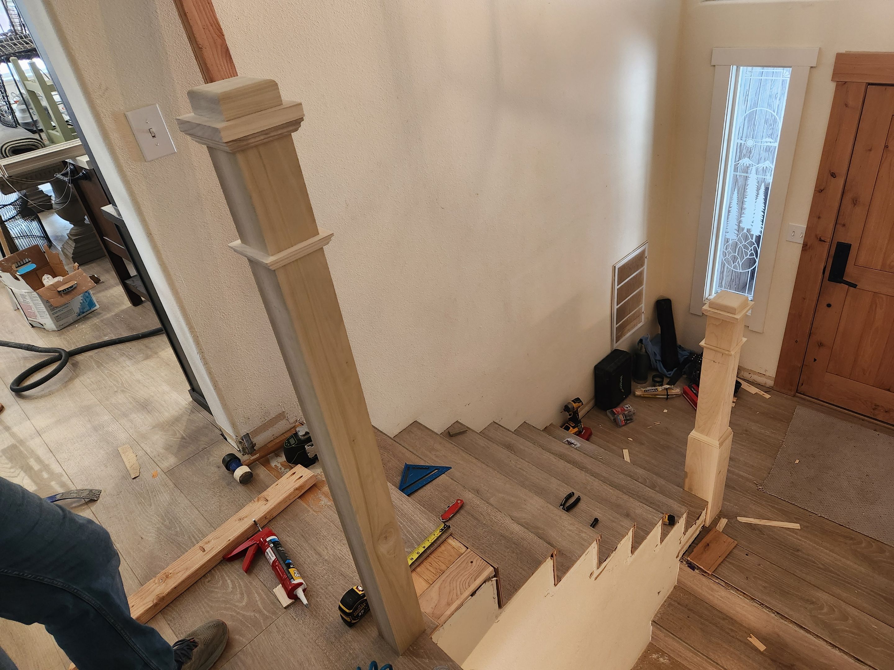 Interior Railing by The Tahoe Tradesman