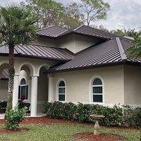 24ga 1.5" Snap-Lock Mansard Brown by Total Roofing System The Metal Roof Experts