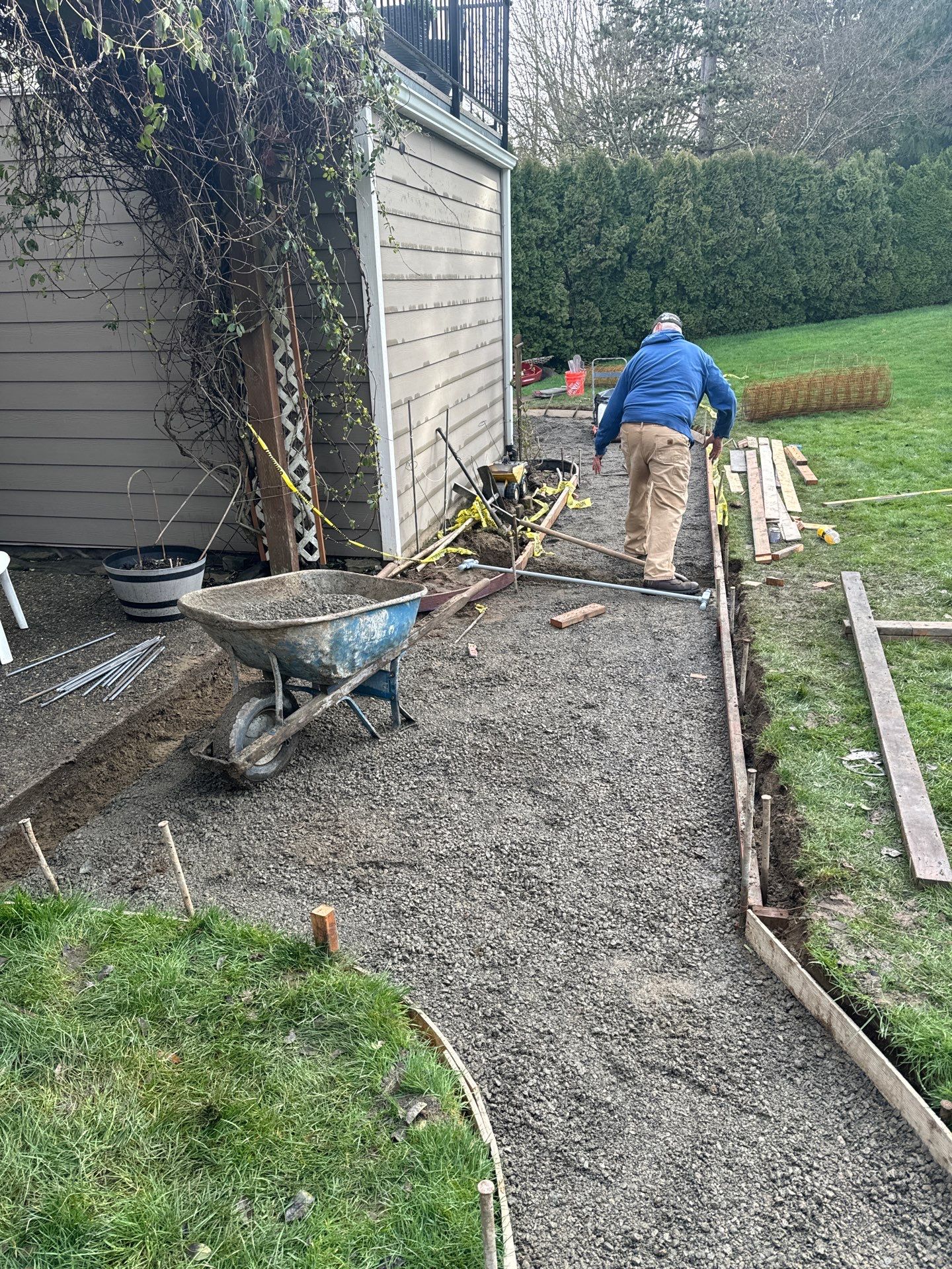 Wayne | Concrete patio & Walkway by Jireh Asphalt & Concrete Inc 