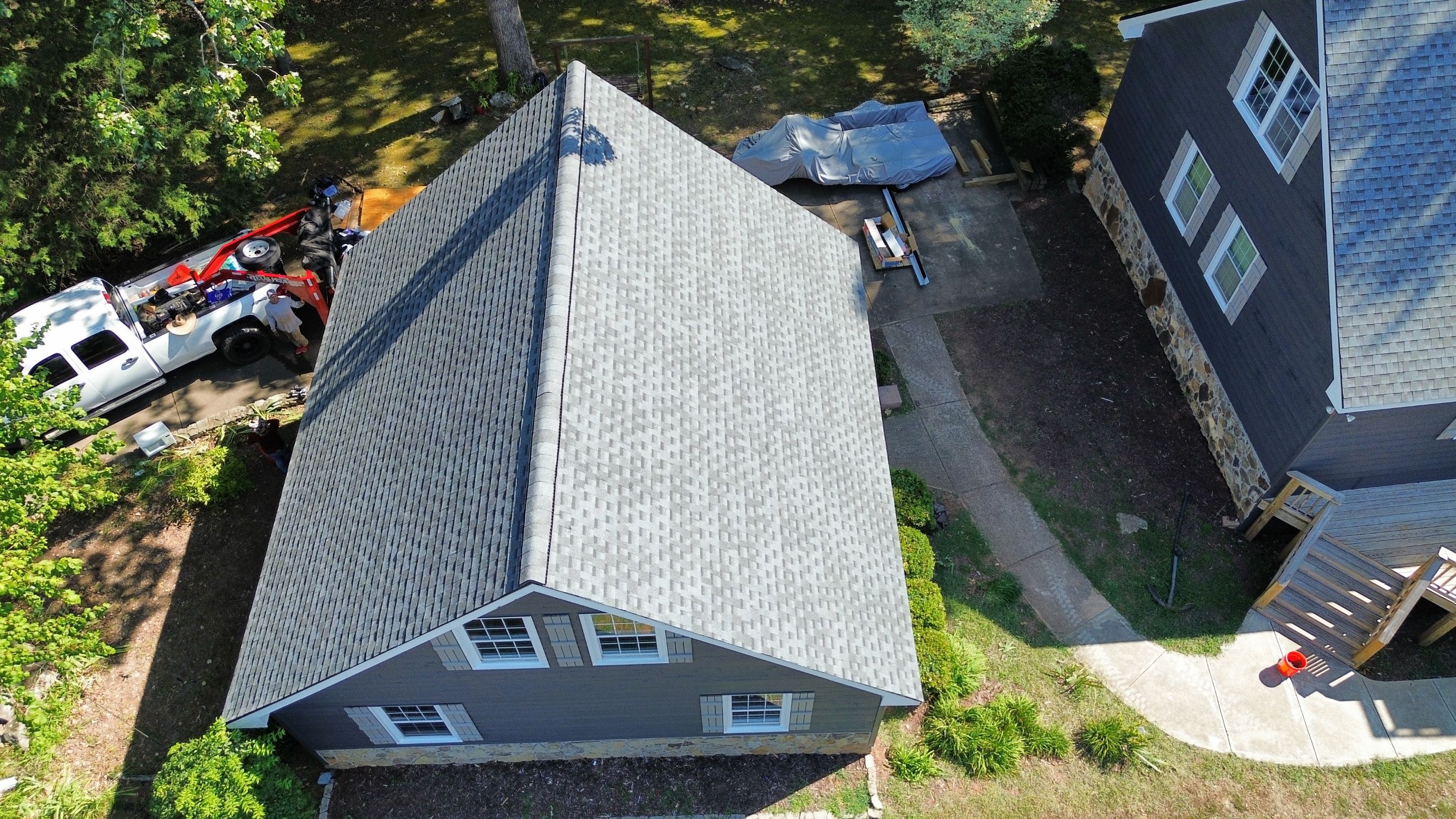 Gainesville, GA Roof Replacement GAF Timberline HDZ Pewter Gray by Reset Roofing