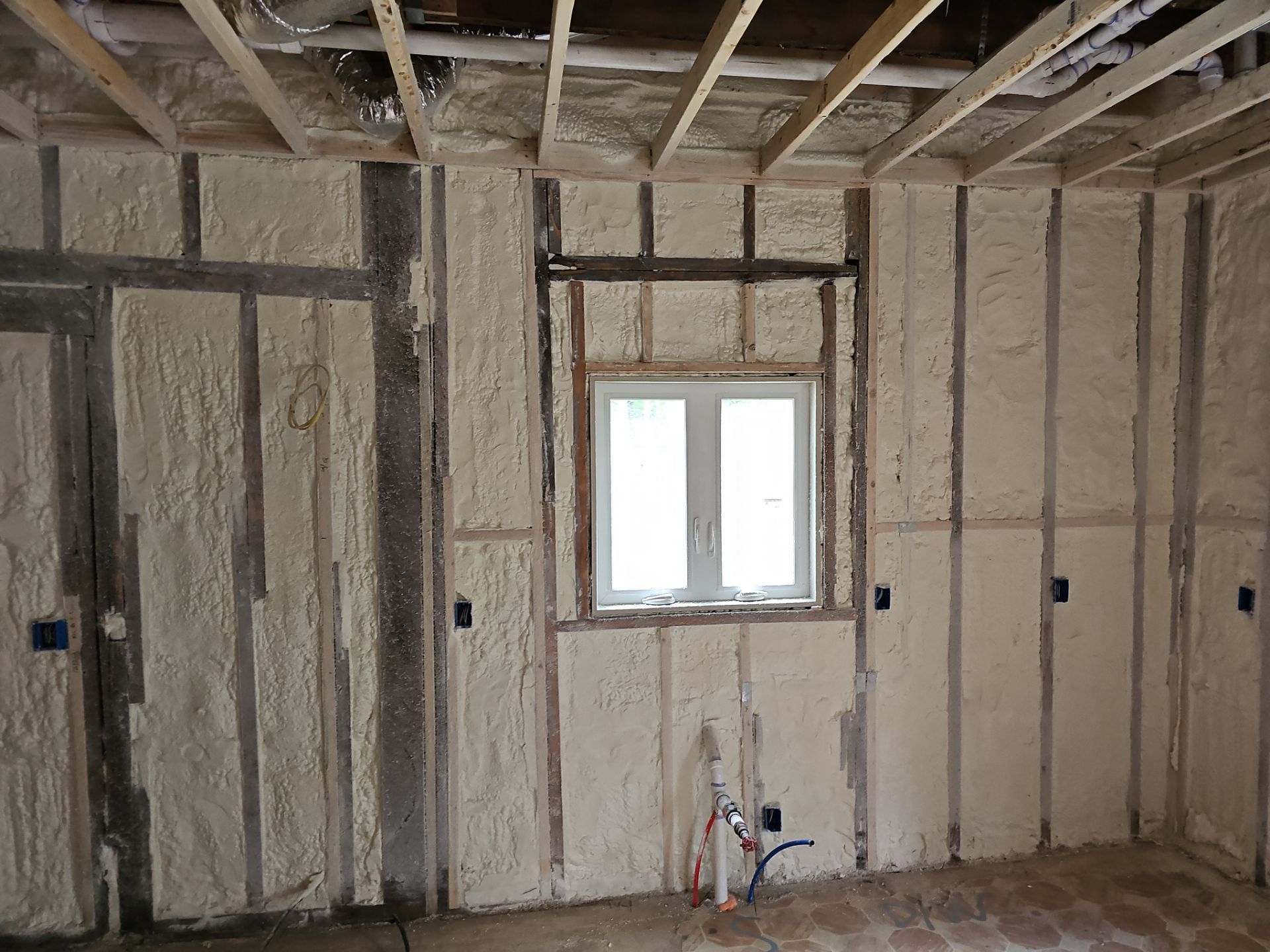 Home Remodel using Closed Cell Spray Foam by NYS Foam & Energy