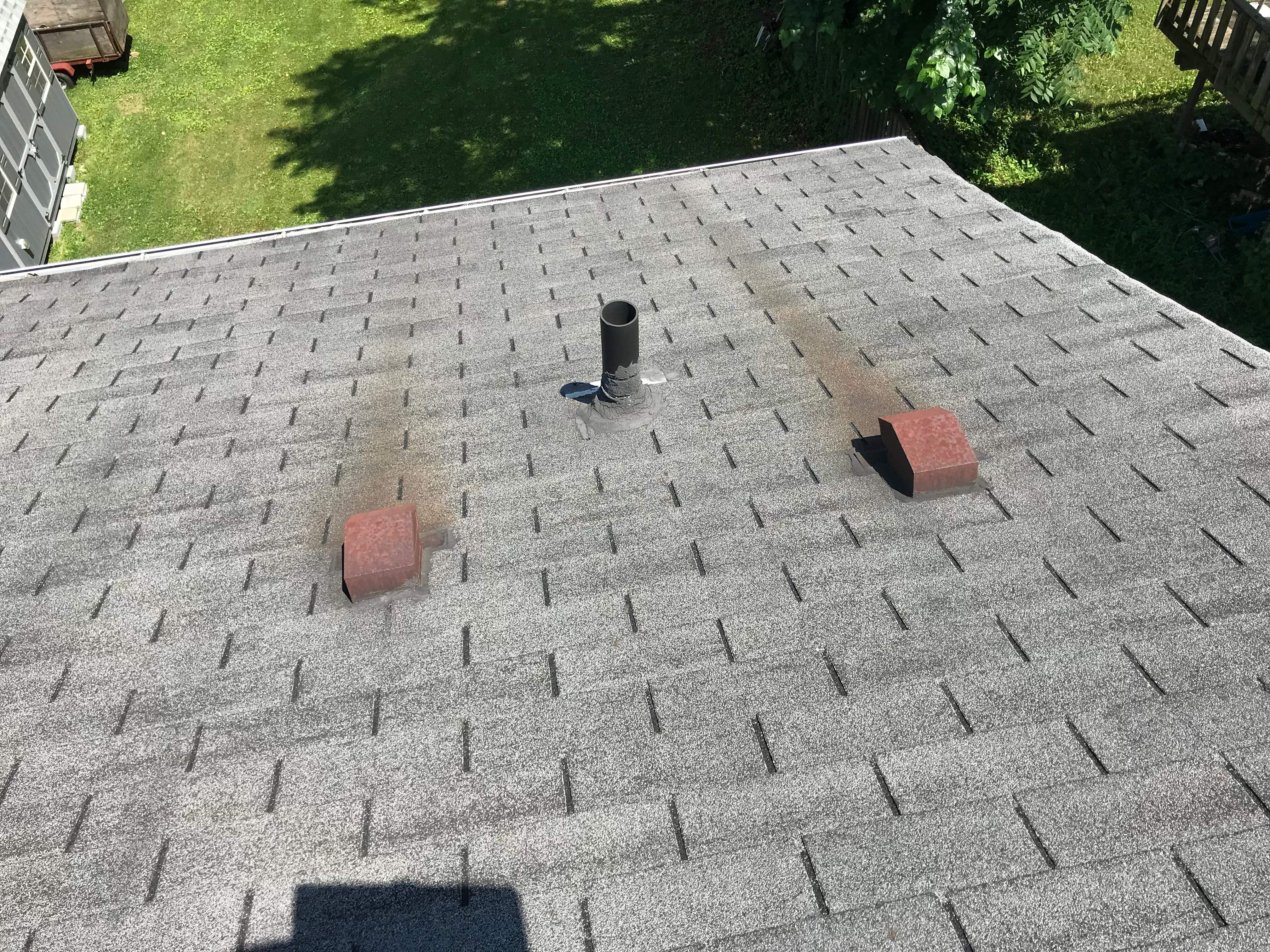 Residential Roofing Installation using Silver Birch Shingles  by Alpha Design Services