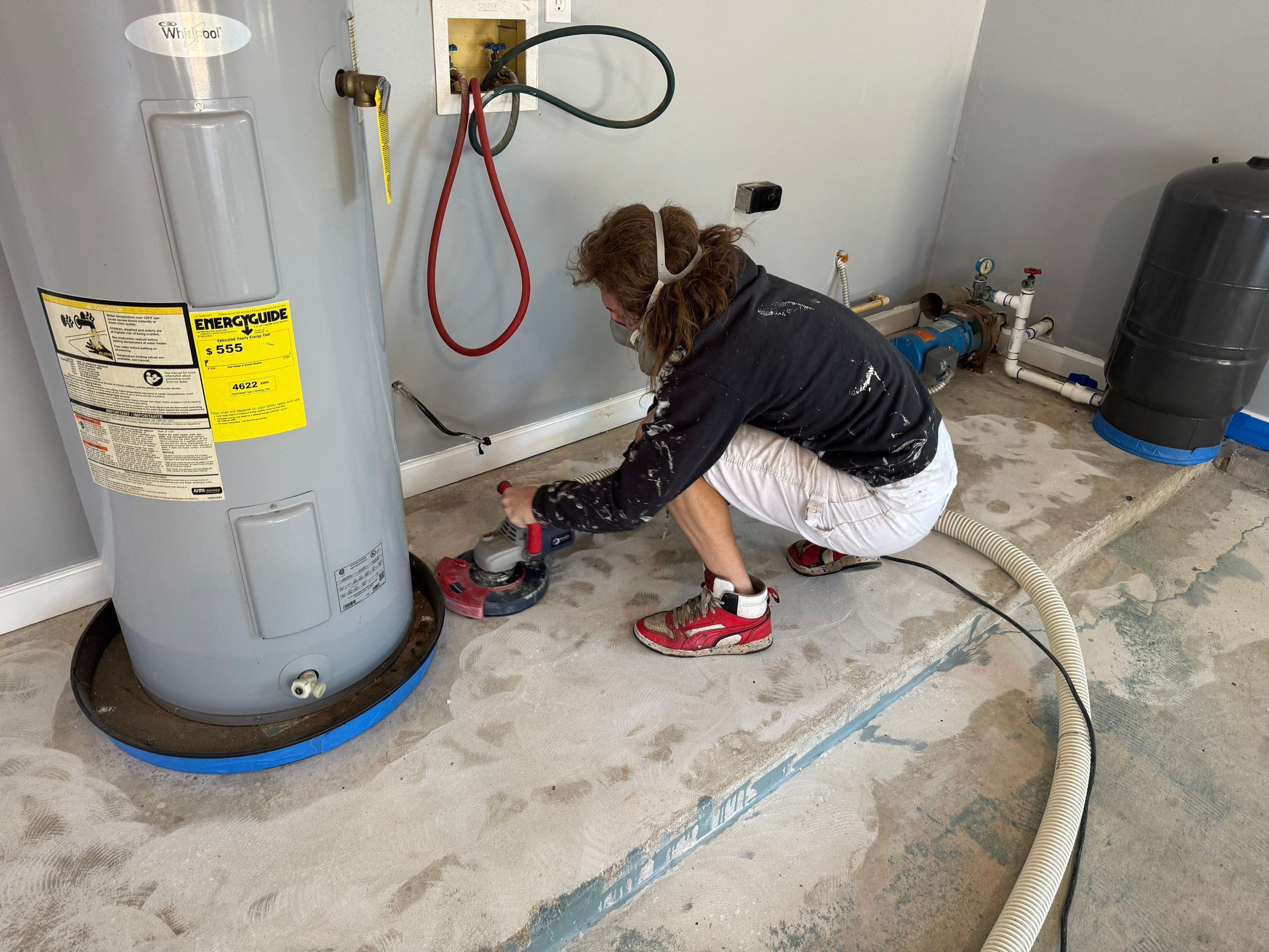 Maxville, FL 32234 - Epoxy Garage Floor Coating Project by A New Leaf Painting, LLC