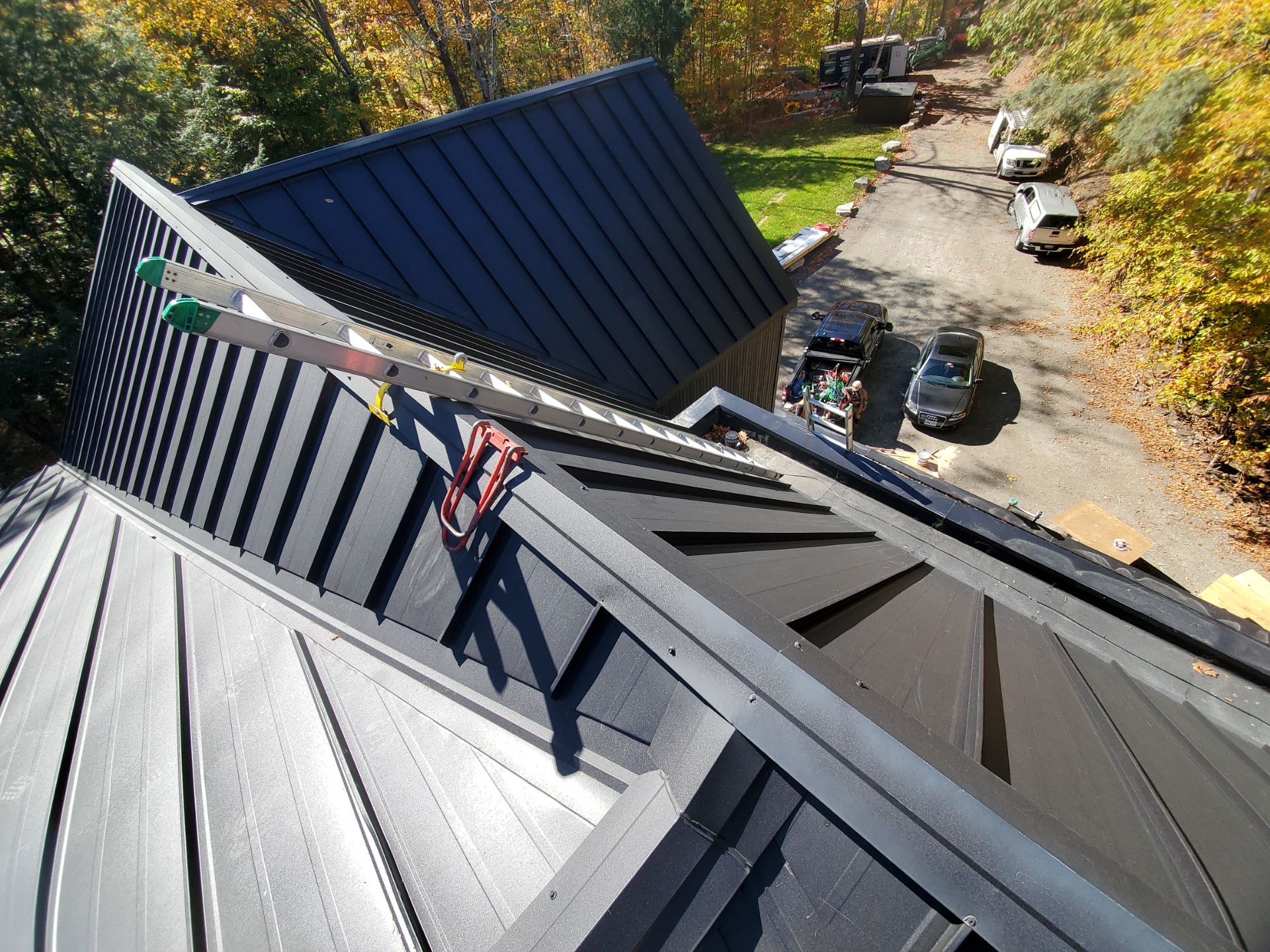 Metal work using 24 Ga Standing Seam Metal by Jay Carter Roofing & Sheet Metal