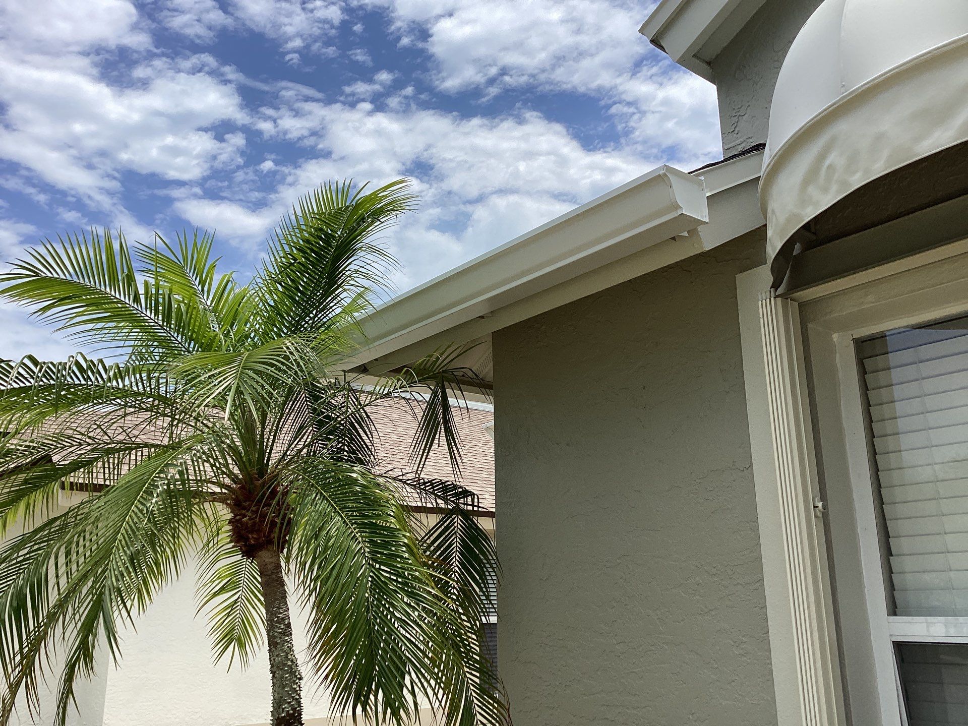 Gutter Installation Project in Estero FL by Gutter Professors