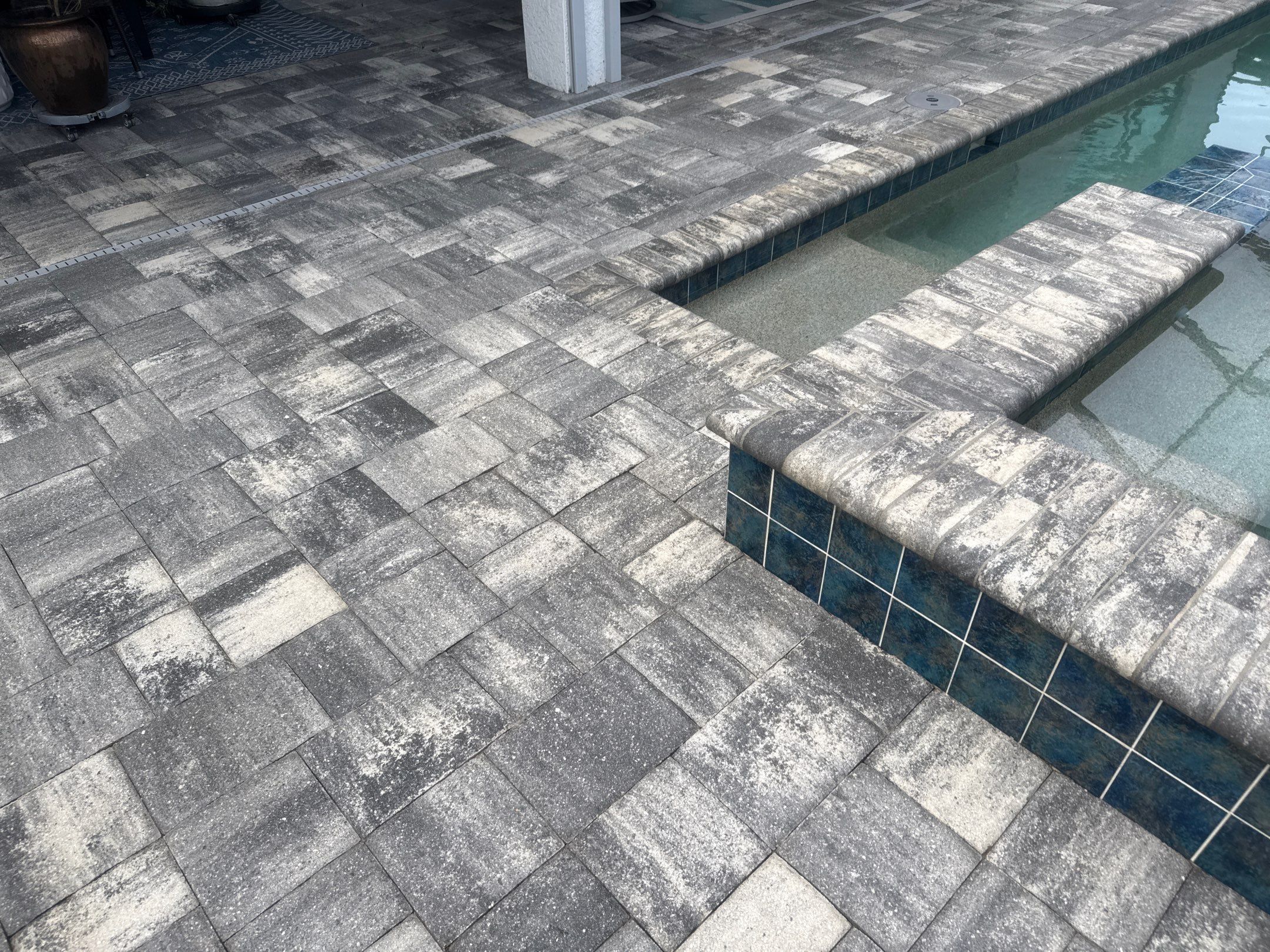Paver Pool Deck Cleaning, Screen Enclosure & Front Entrance Cleaning – Cresswind at Lakewood Ranch, FL 34211 by Sunshine AquaWash