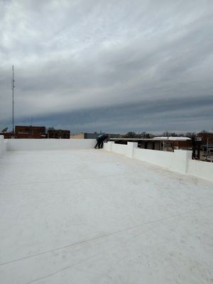 Commercial Roofing Installation using Mule-Hide