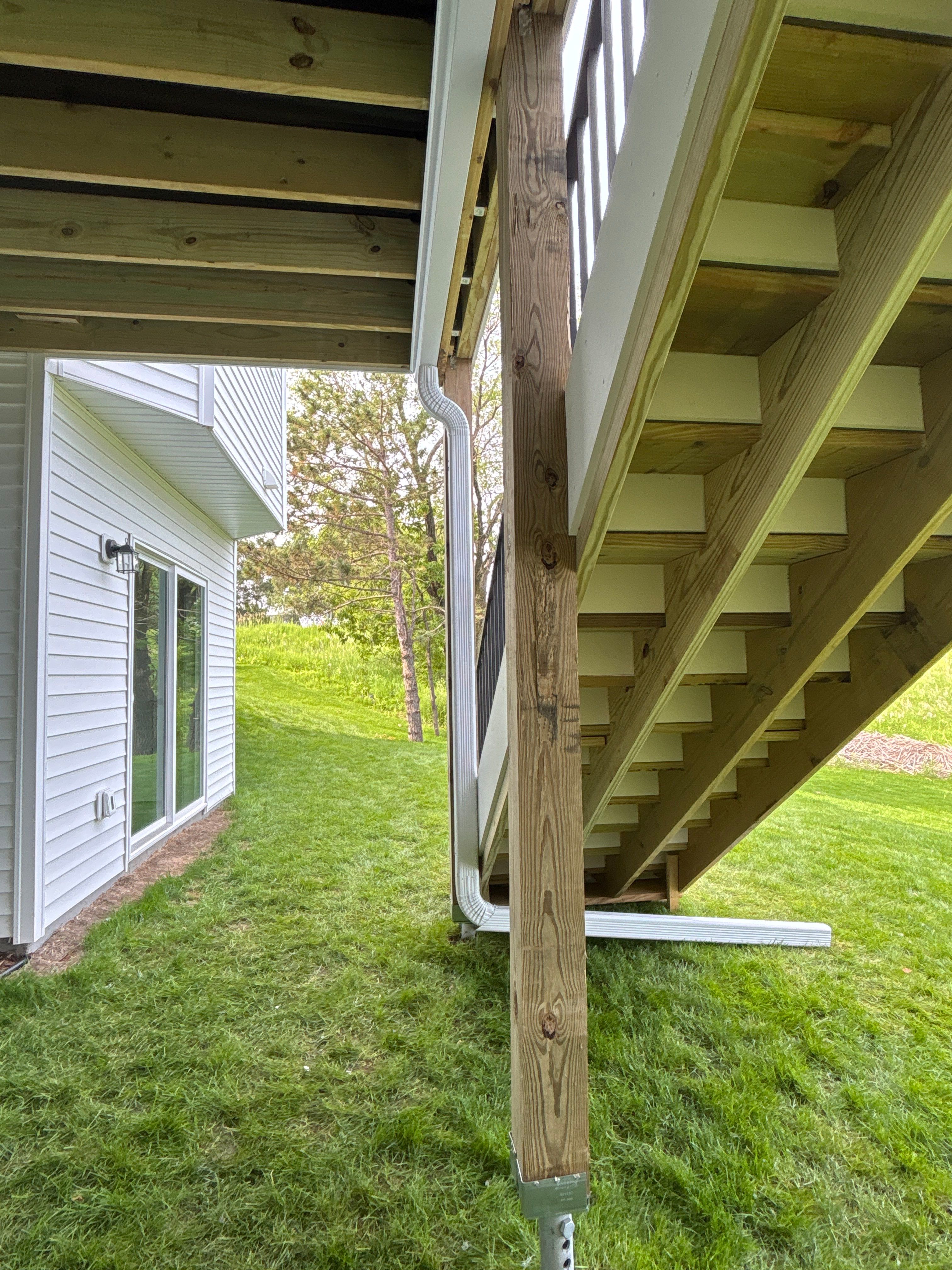 5" Seamless Gutters Installed for Under-Deck System by Next Level Seamless Gutters / Exteriors Inc.