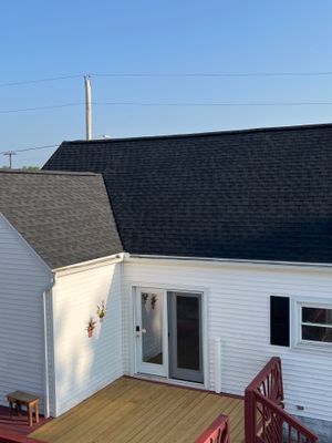 Residential Roofing Installation using GAF Timberline HDZ Charcoal