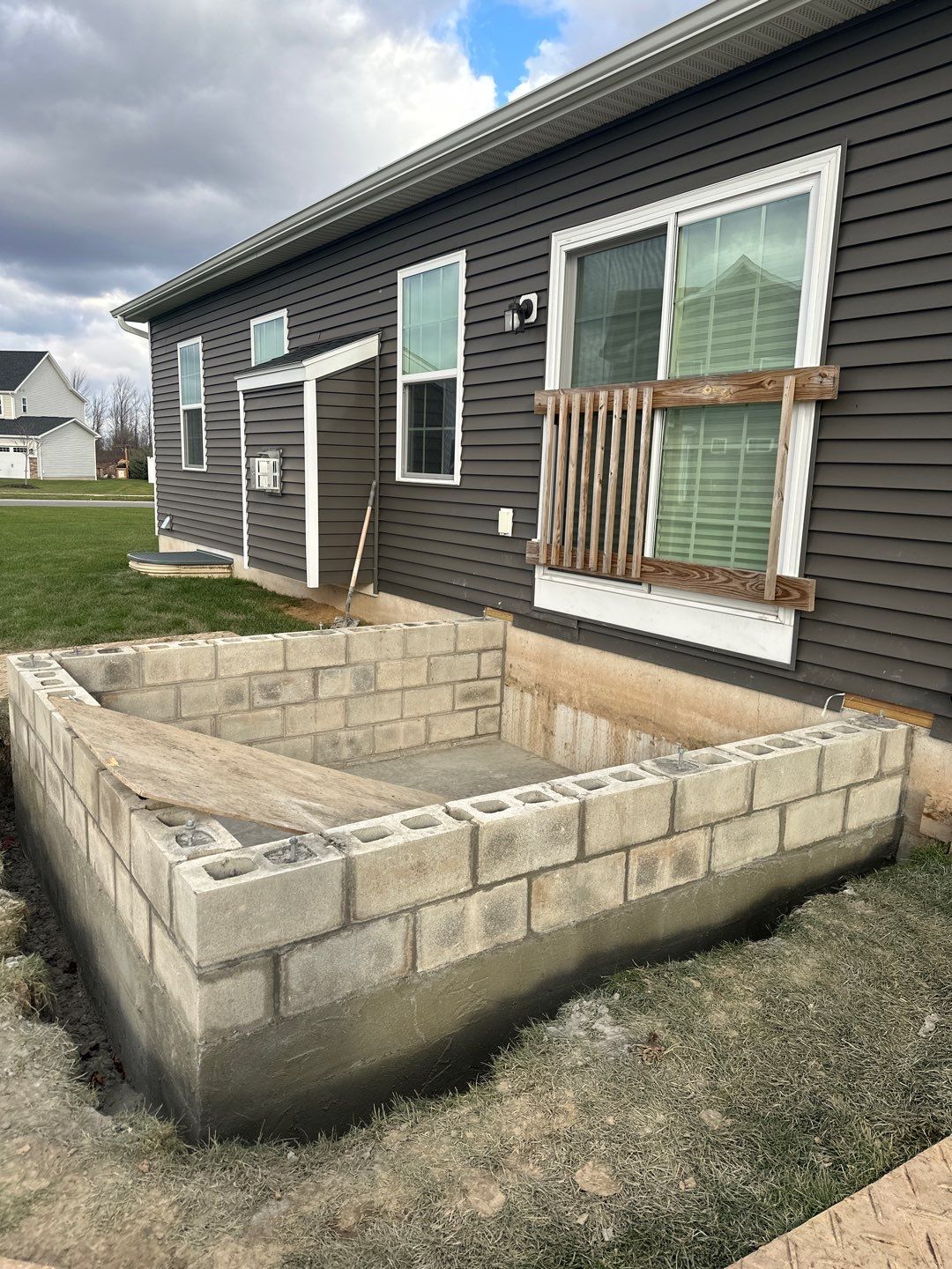 Block Foundation Addition by NG Masonry & Construction LLC