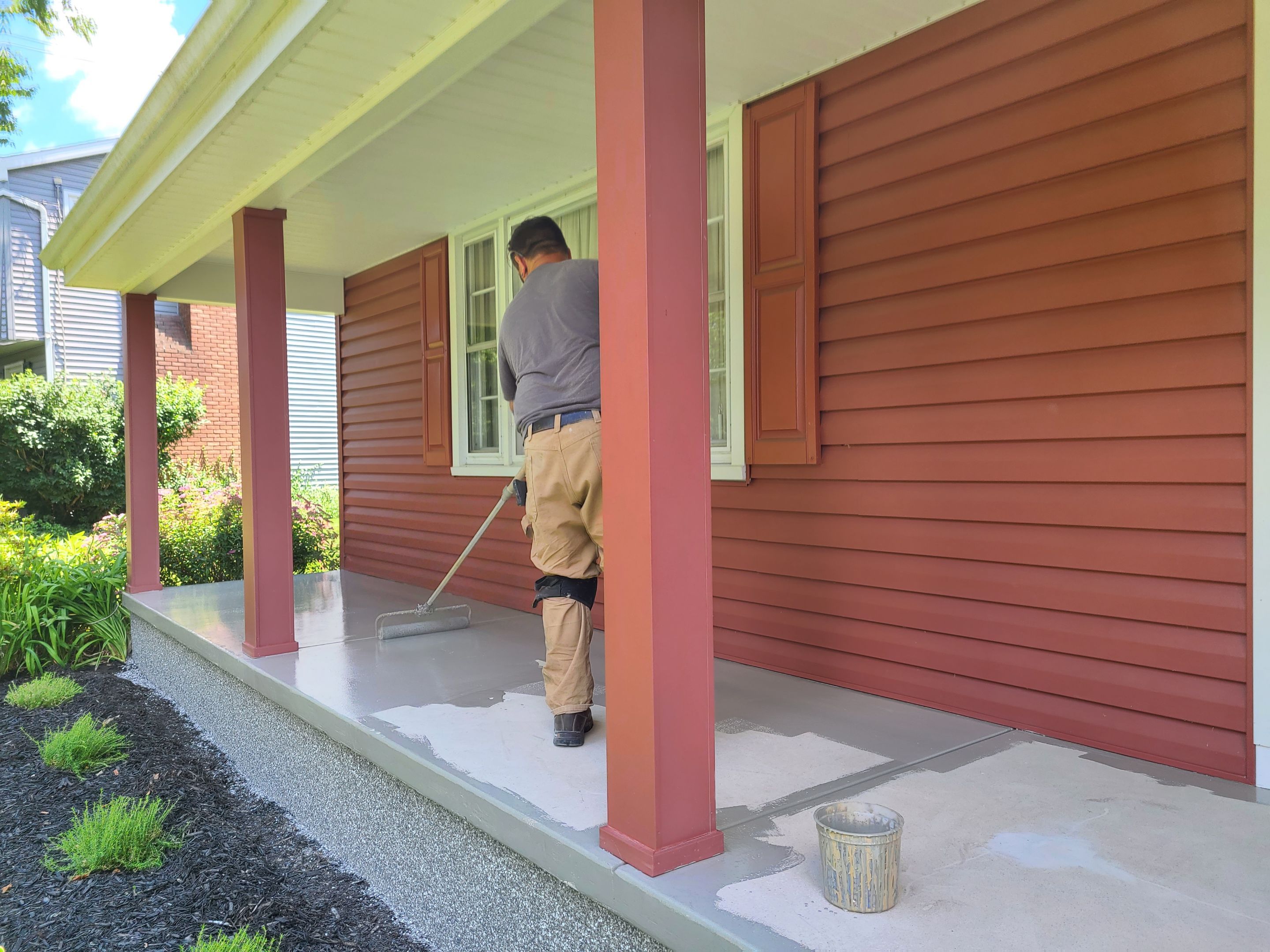 Porch in Silvercreek - Boardman, OH by Alexander Concrete Coatings