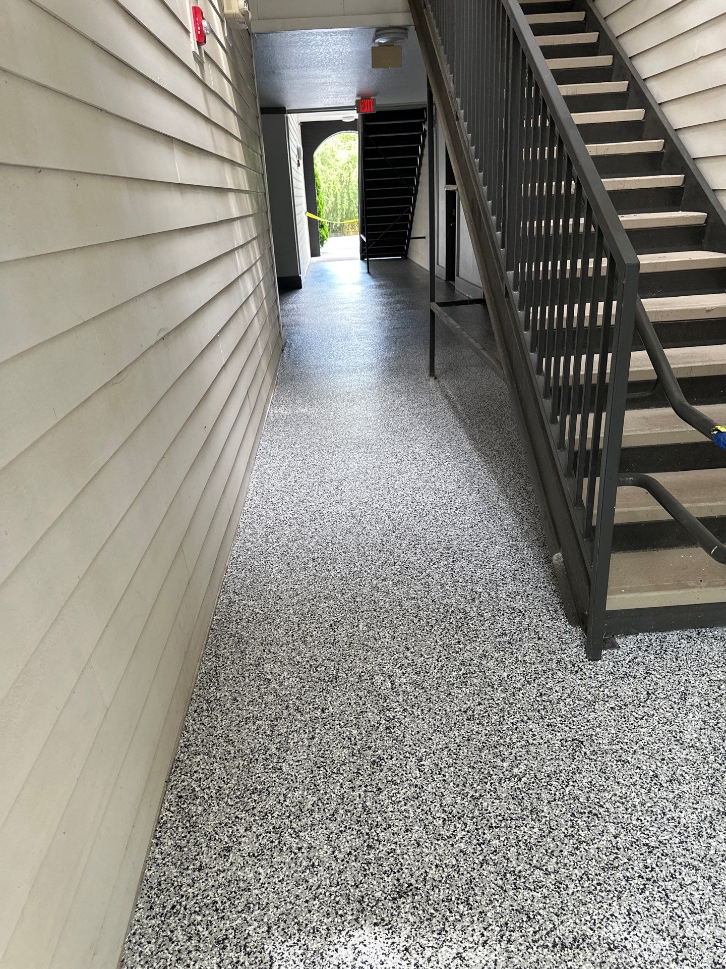 Commercial Floor Coating using Silverton by My Garage Floor Guys