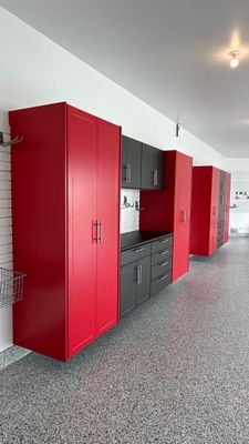 Louis P. transformed their garage into the garage of their dreams