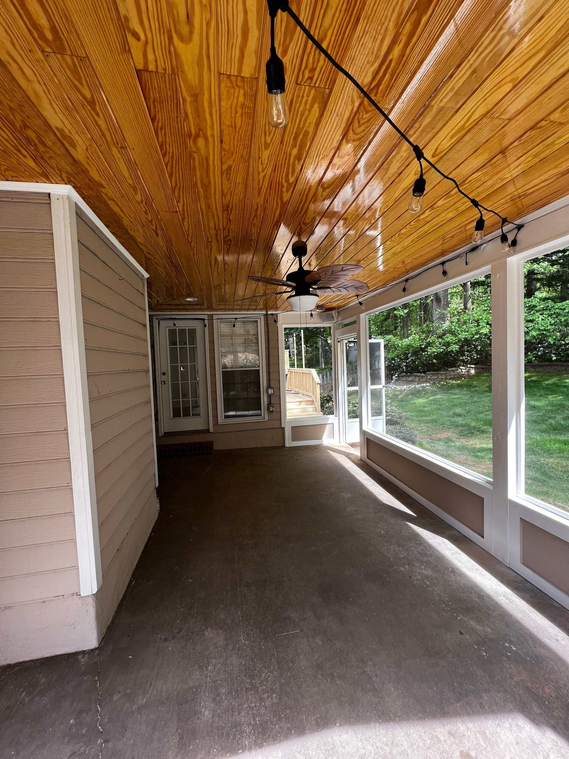 Custom Screened Porch and Multi-Level Wood Deck in Acworth by Swift Home Renovations