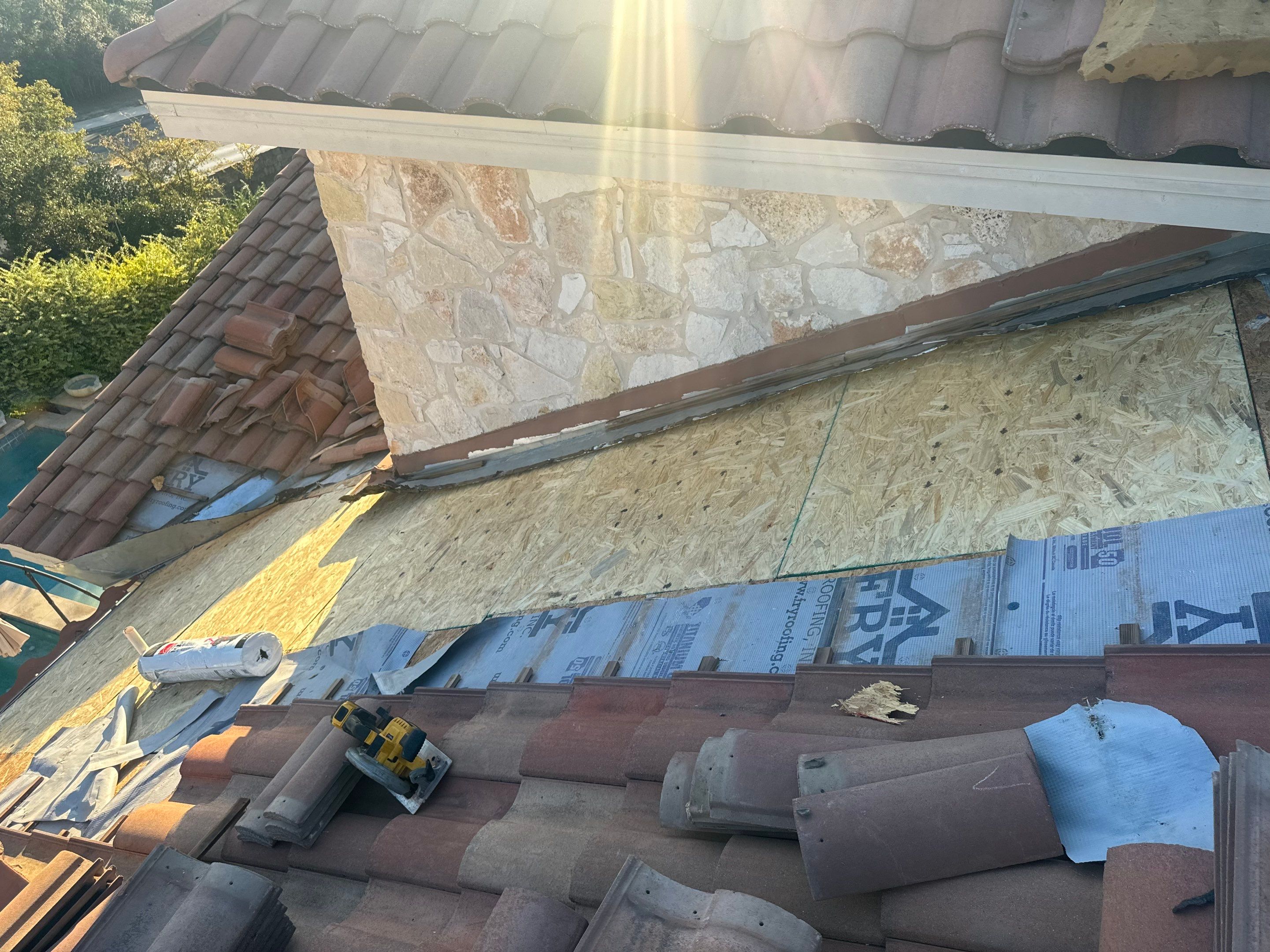 Tile Roof Repair  using Concrete S Tile by Premier Roofing and Contracting