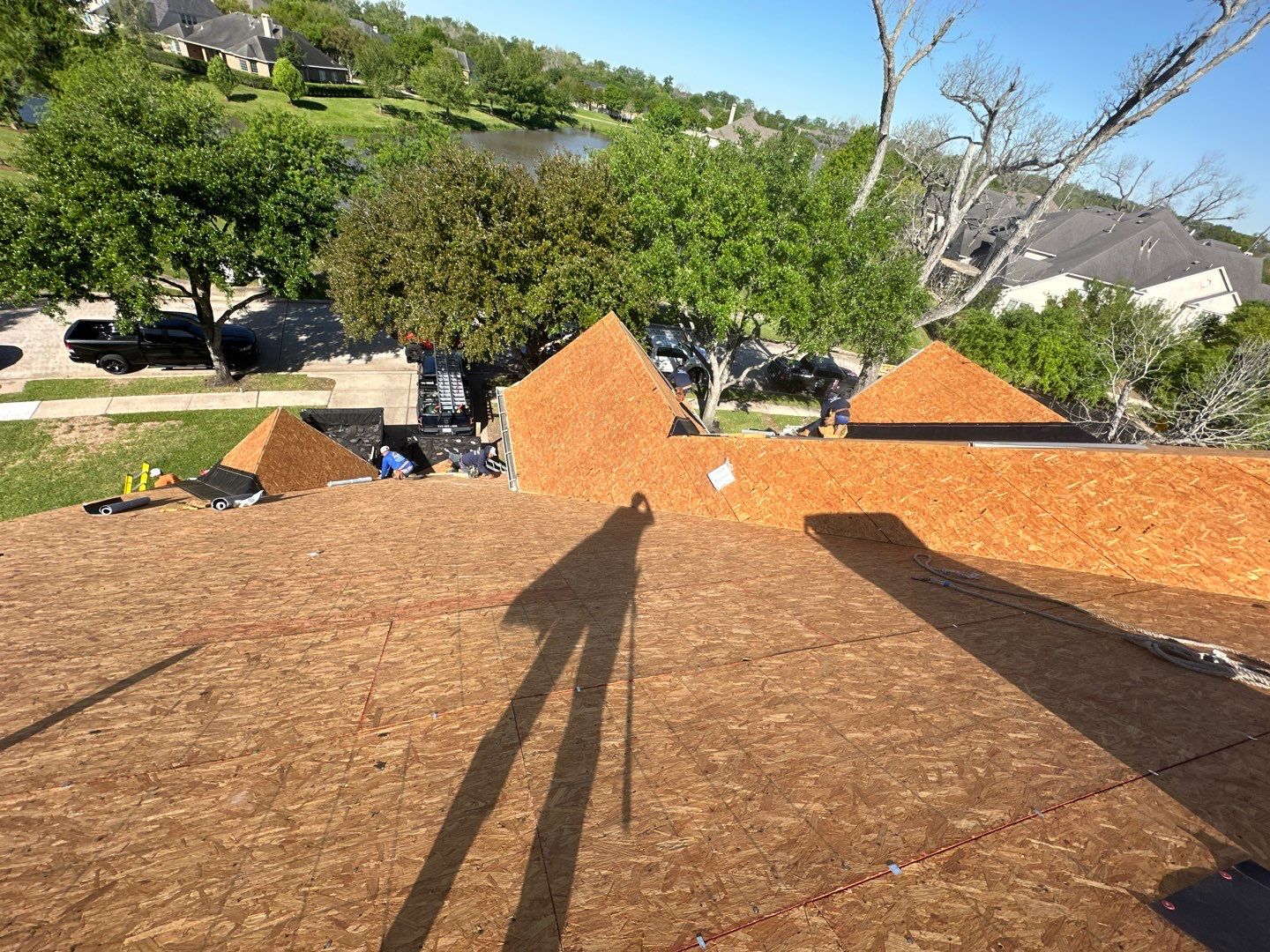 Residential Roofing Installation using Owen's Corning Duration (Lifetime) Shingles by Roof Repair Company