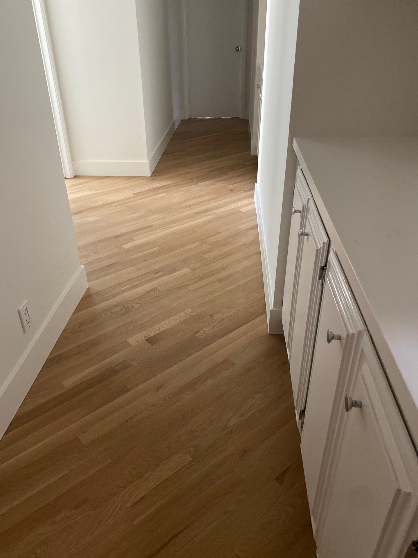 White Oak Installation and Refinish by Footprints Floors South Sacramento