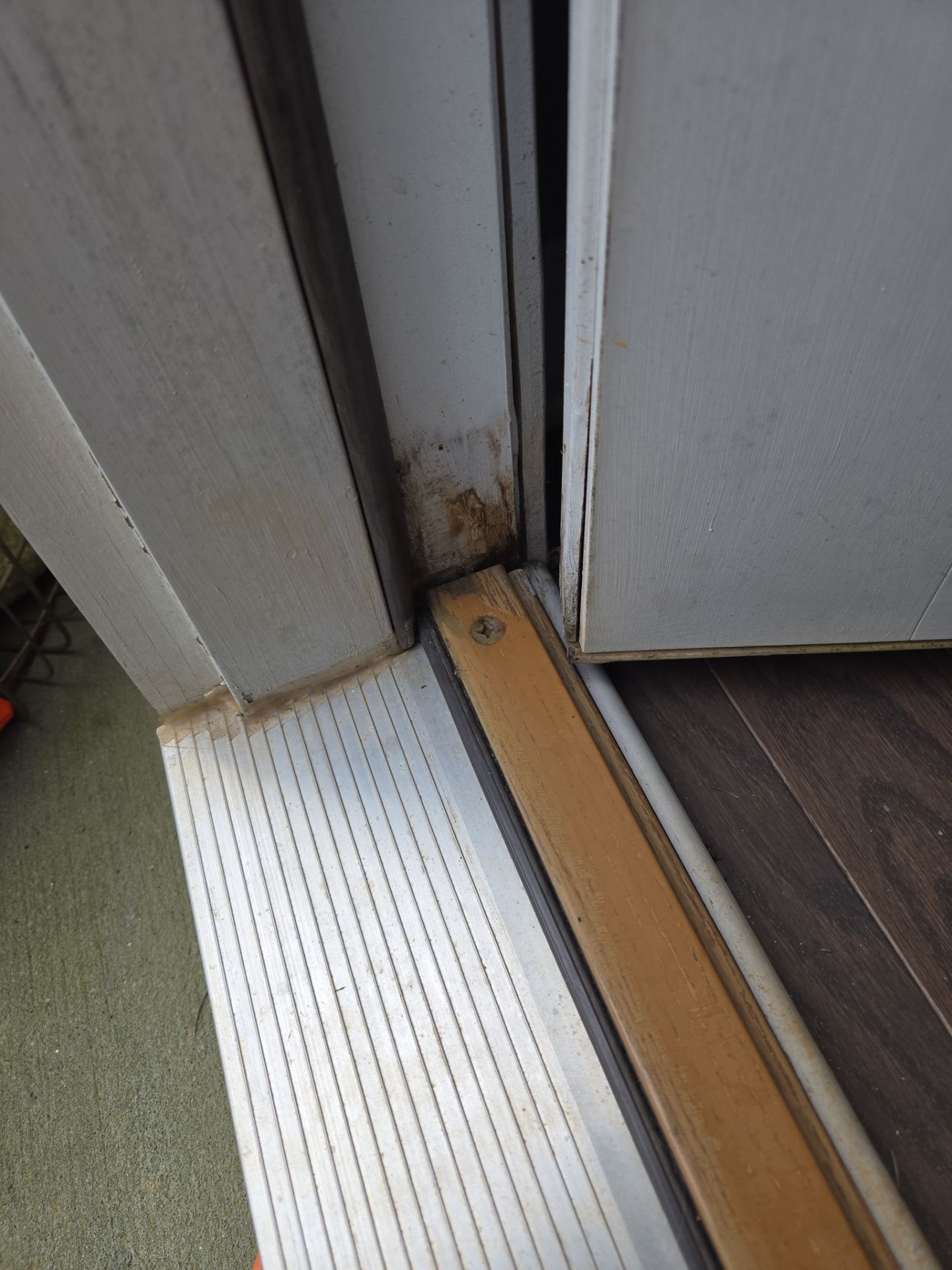 Rotted Door Replaced! Thermatru with Built-In Blinds by A Step Above Handy LLC 