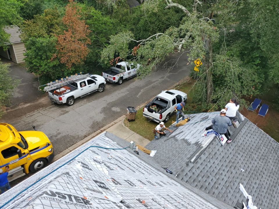 Residential Roofing Installation using Roof Replacement by American Roofing & Construction LLC