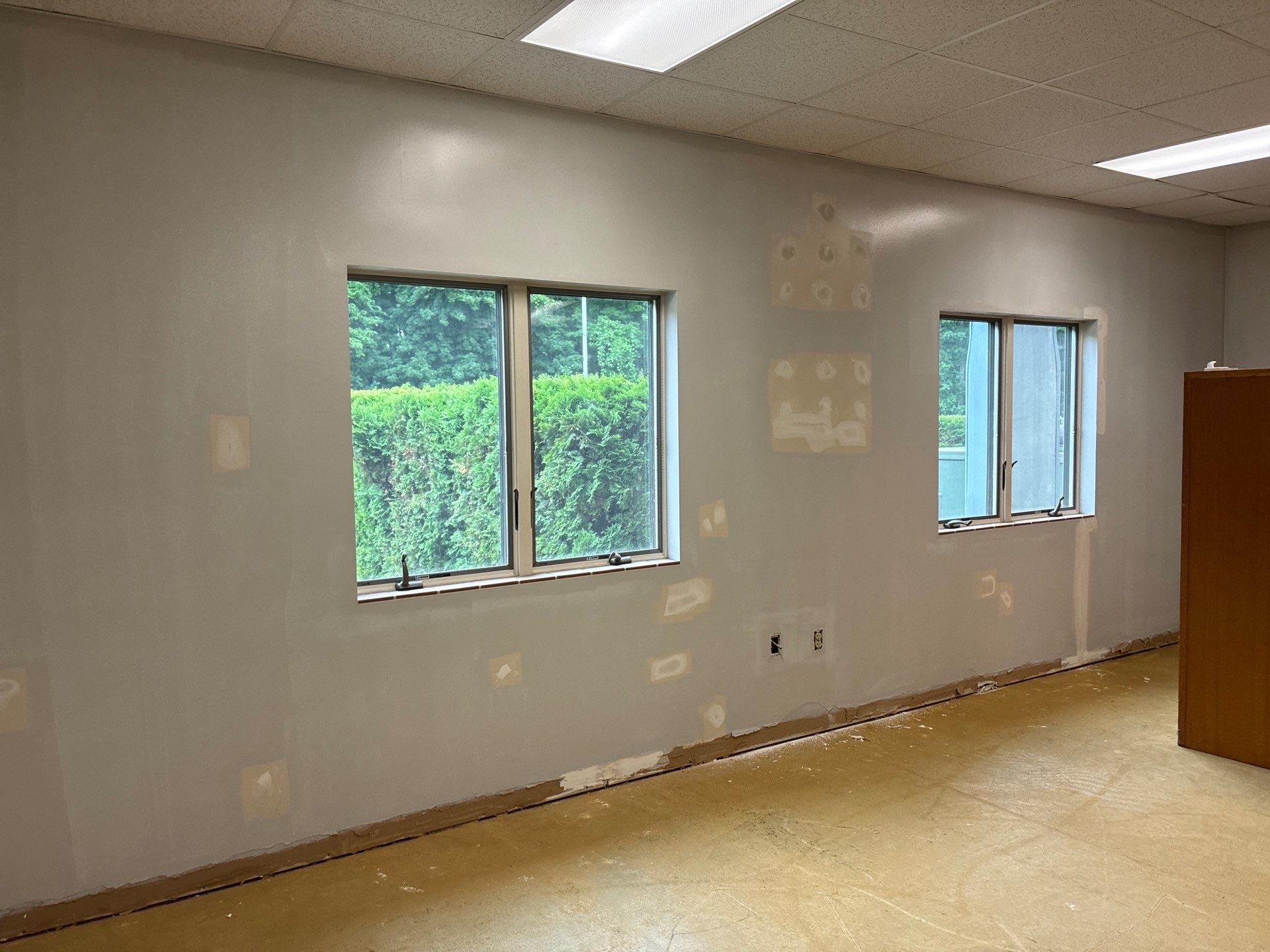 Interior Painting | Muskegon Township Fire Station Bunk Room by Gordon Painting