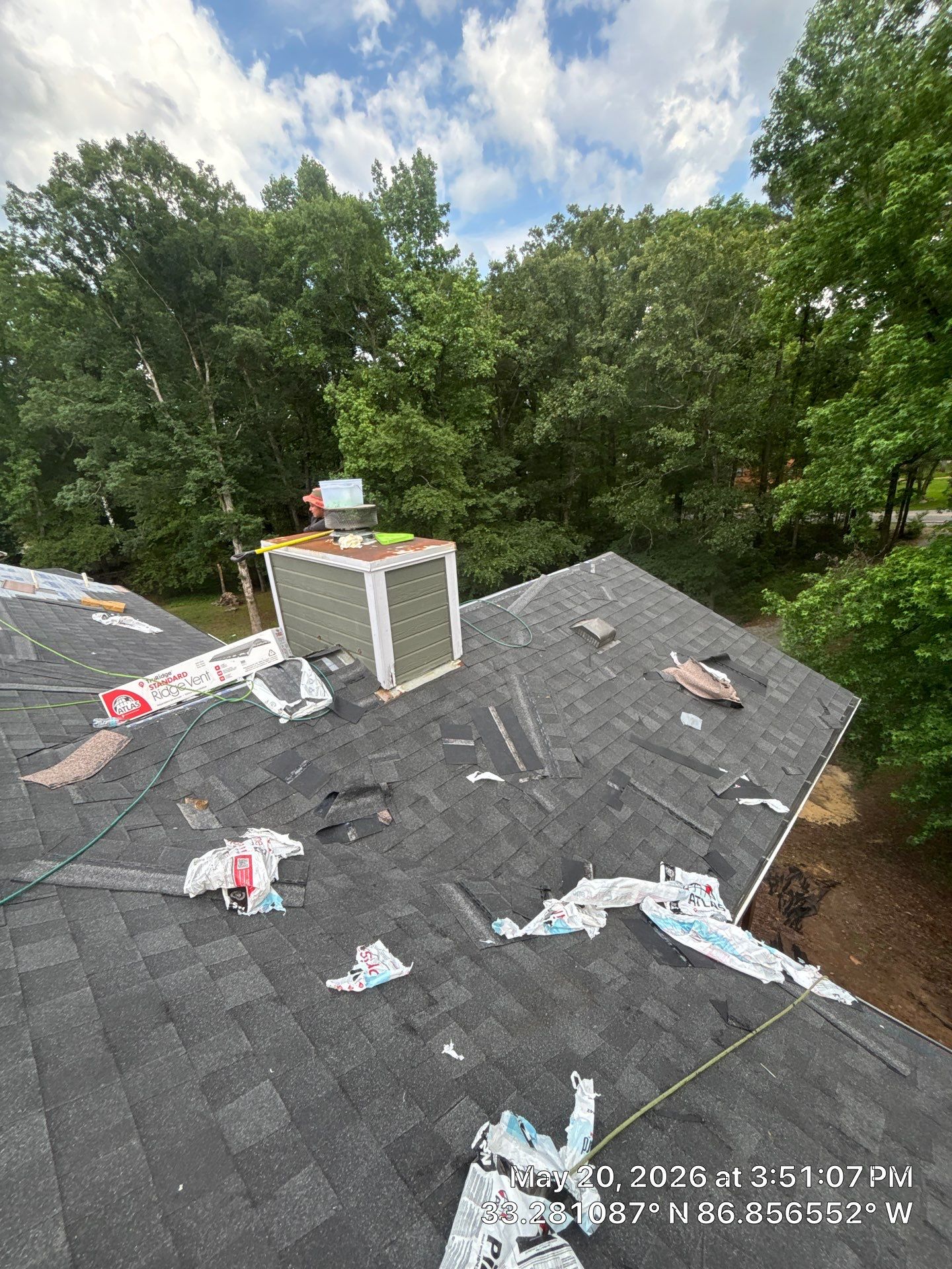 Asphalt Roof Replacement in Helena by NANOROOF Alabama