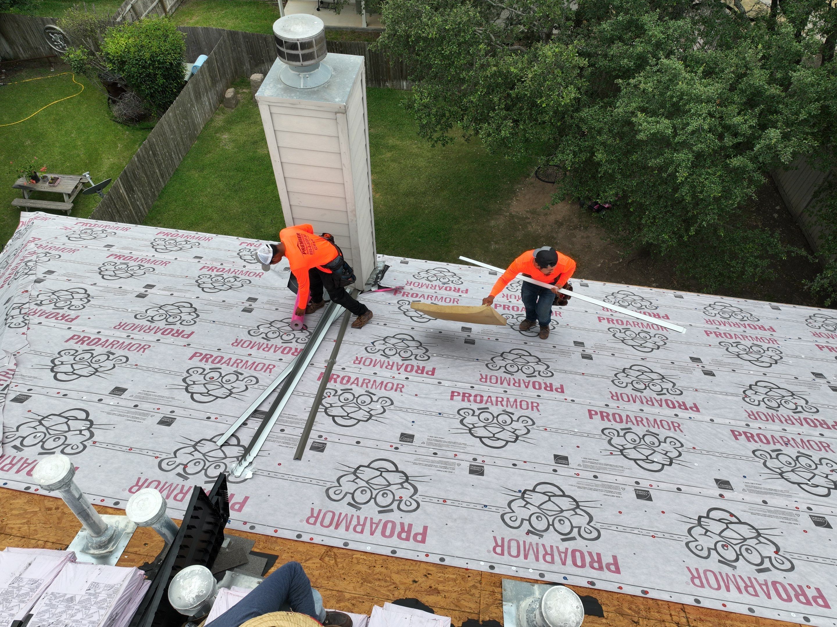 Residential Roof Replacement by Premier Roofing and Contracting