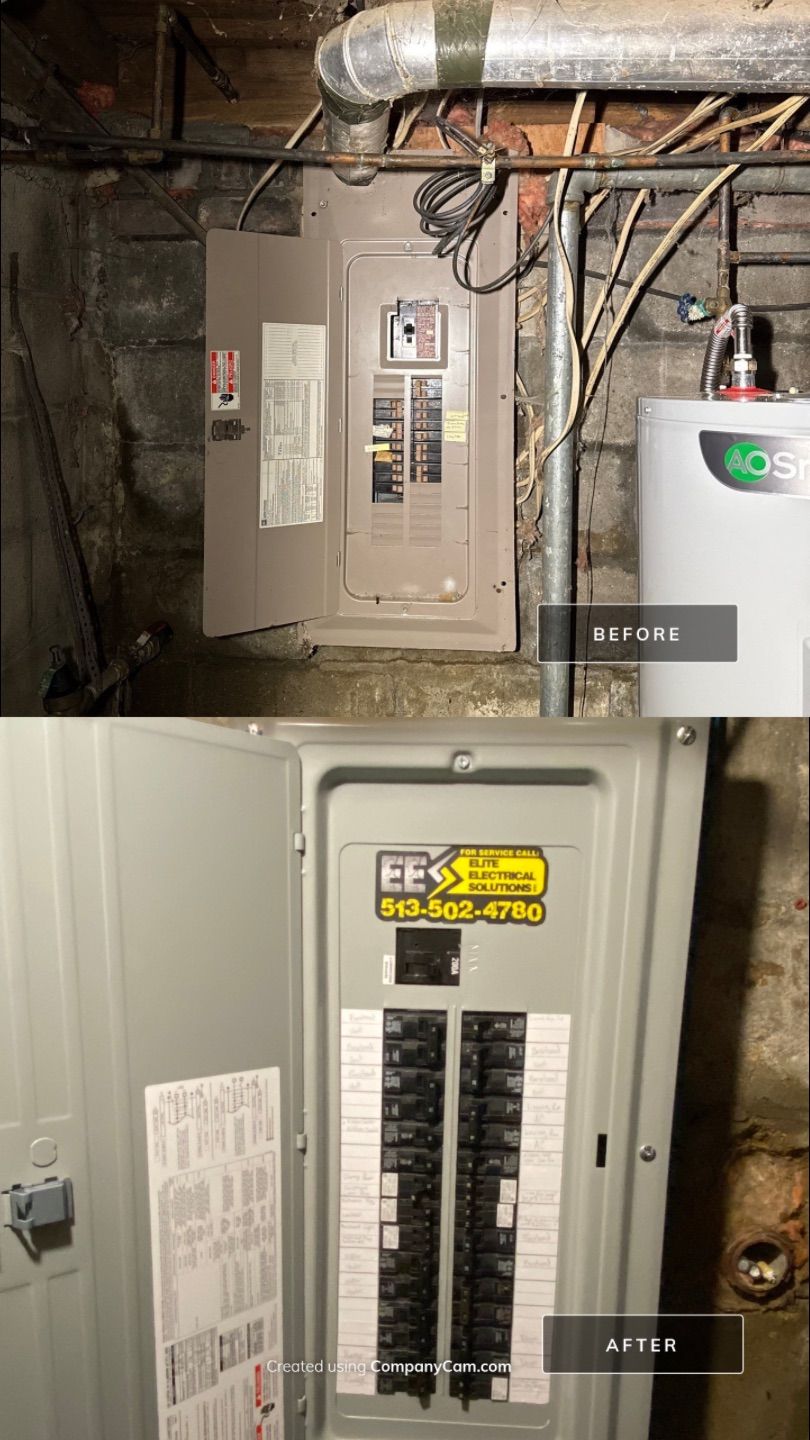 Outdoor Service and Panel Update by Elite Electrical Solutions LLC