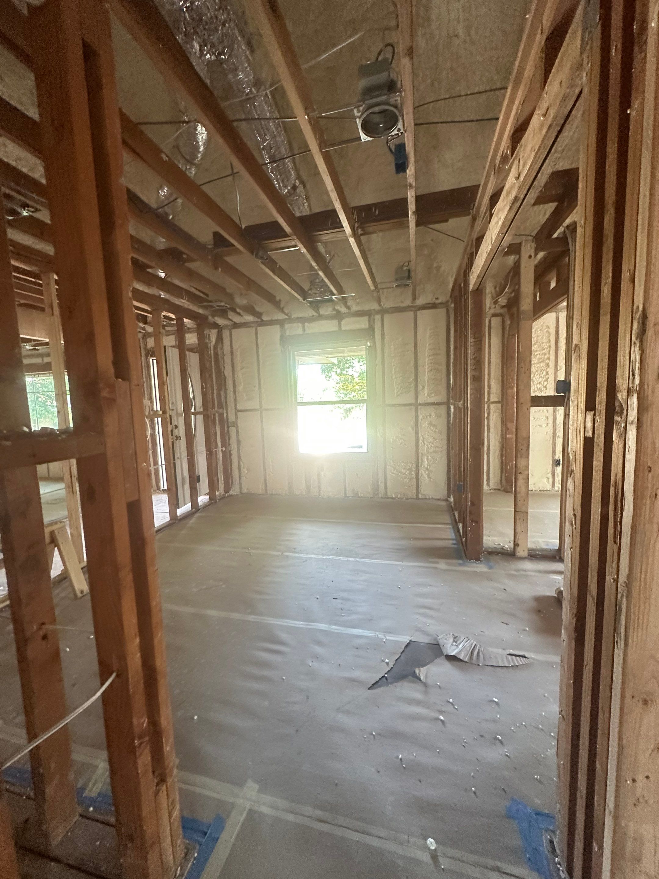 Full encapsulation open cell foam  by Apex Insulation Solutions