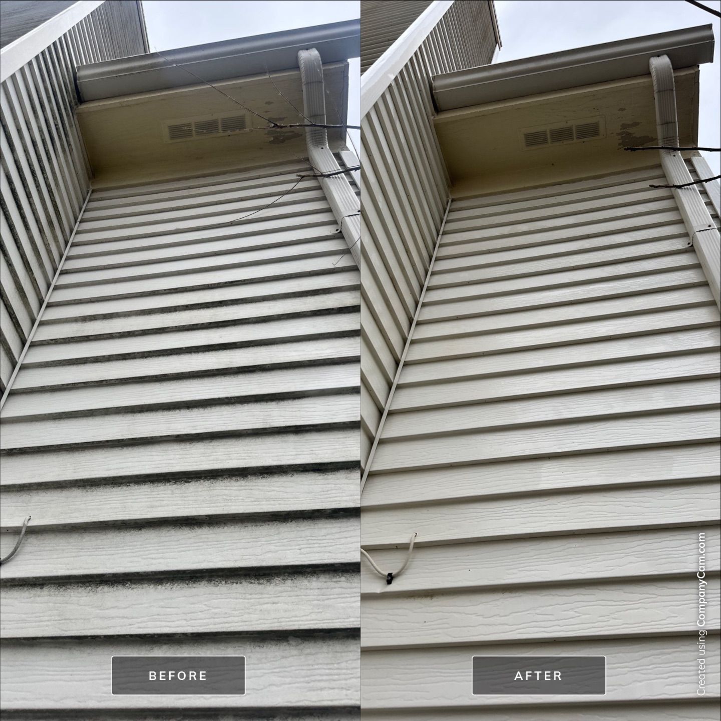 Project in Round Lake Beach by Simmons Power & Soft Washing