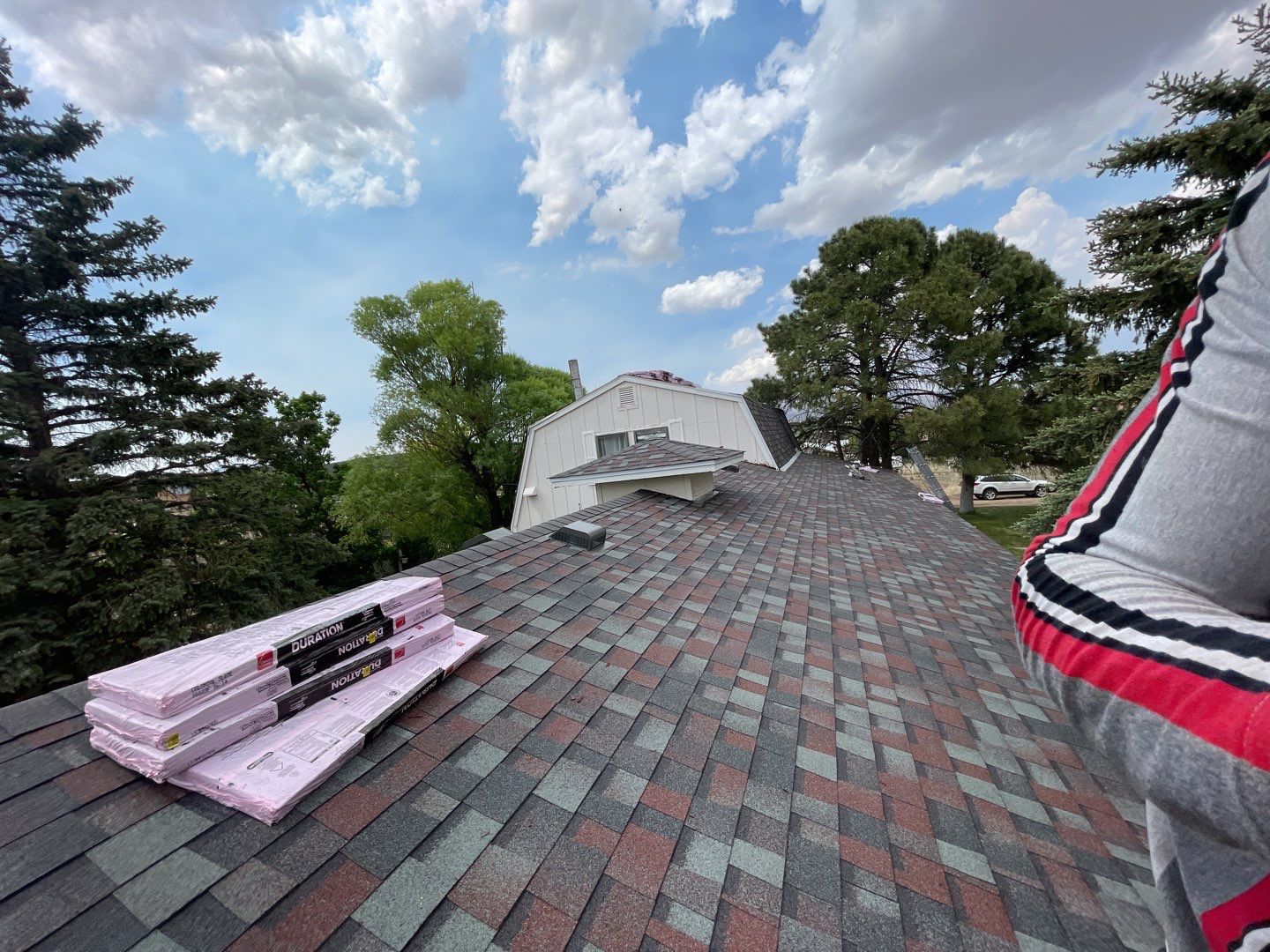 Architectural Shingle Roof Replacement with gutters and downspouts for Edgewood Home by Doyle Roof Masters Inc
