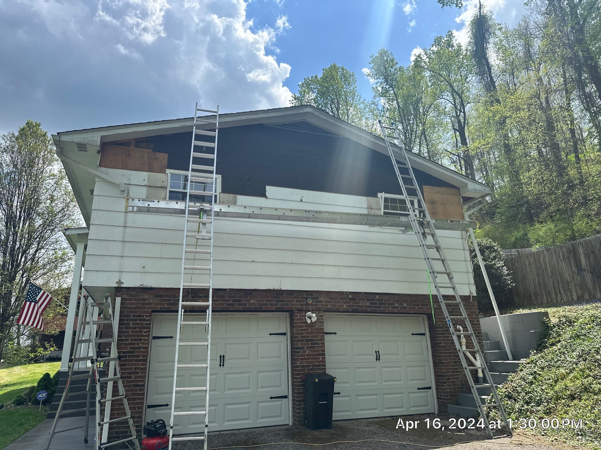 Siding Installation using James Hardie by Fahey Roofing + Contracting