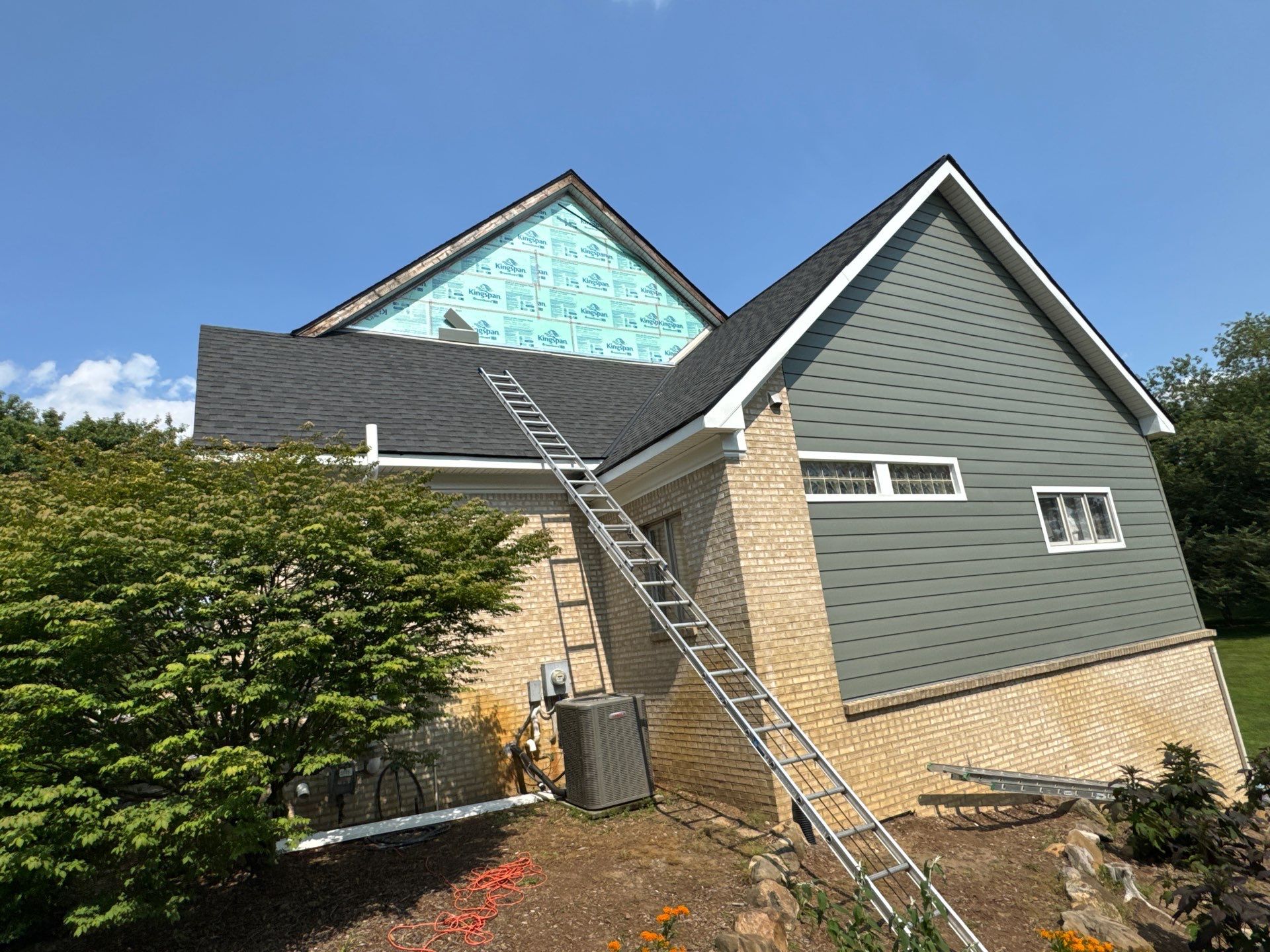 Siding Replacement using Alside Mountain Fern by 180 Contractors