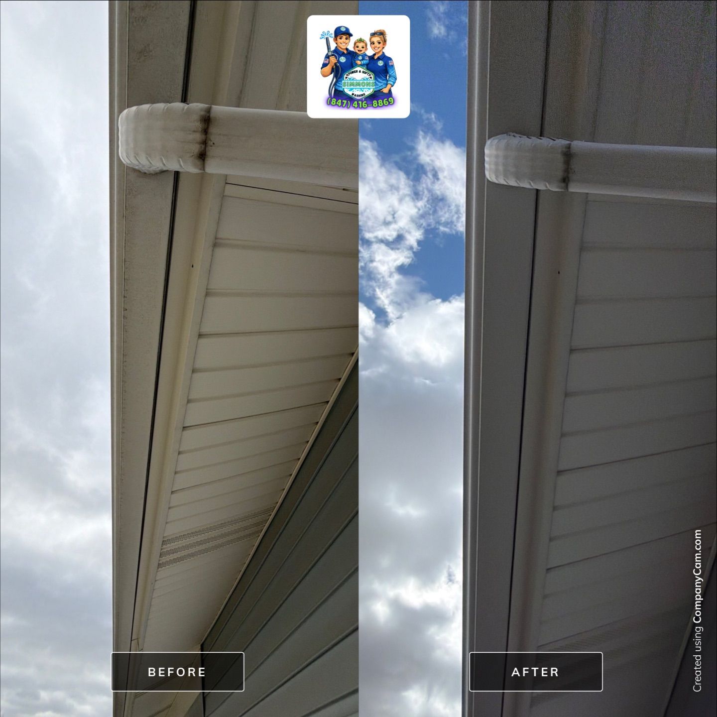 Project in Elk Grove Village by Simmons Power & Soft Washing