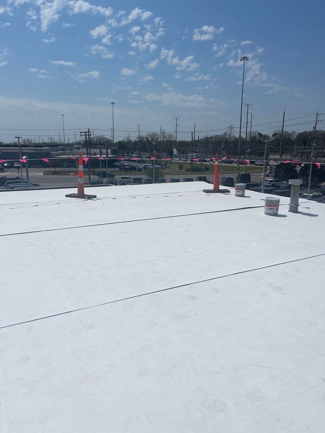Ford Dealership - Re-Roof by Pink Roofing