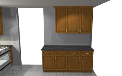 Kitchen Remodel using Cabinets