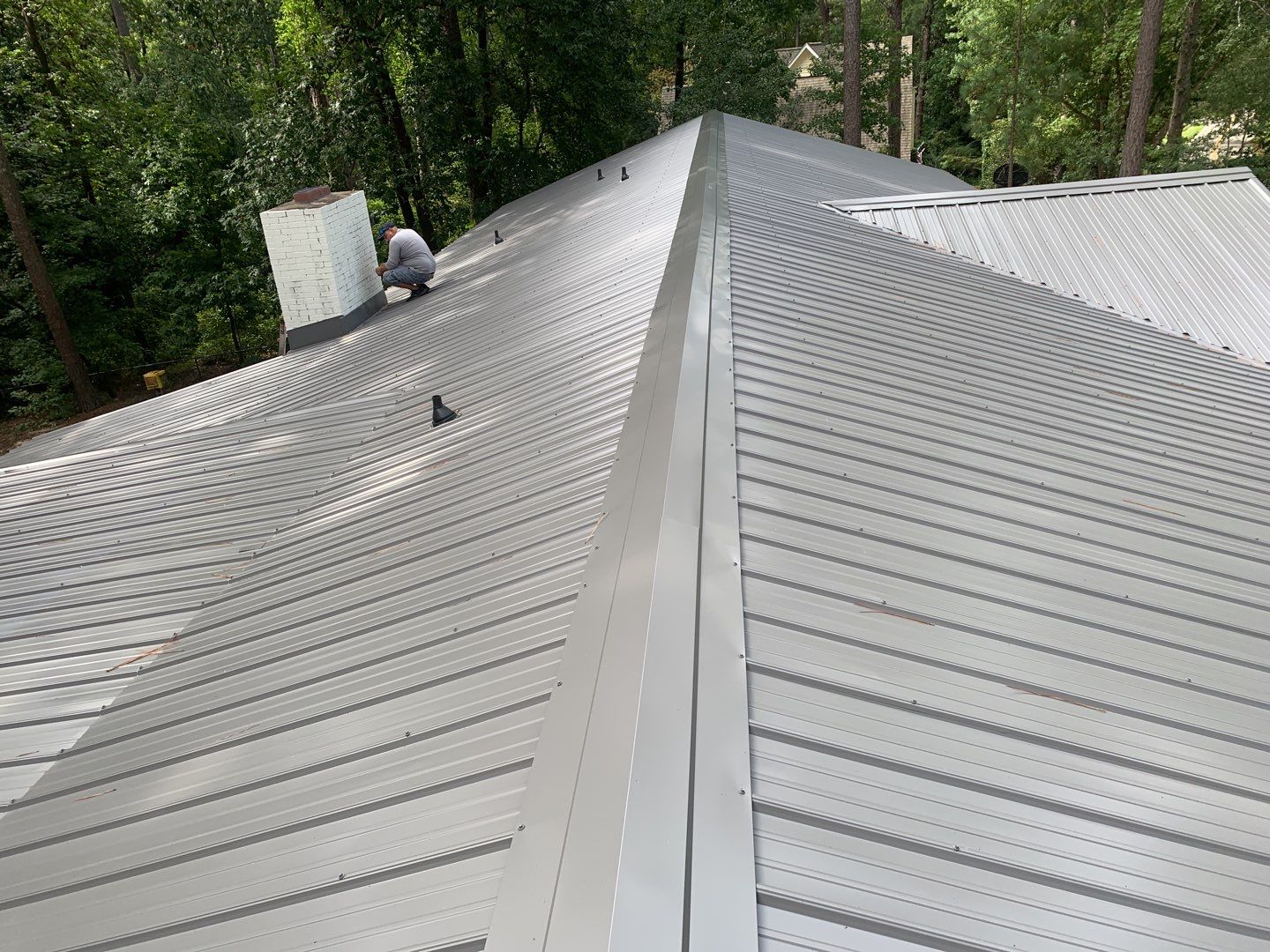 Re Roof (metal roofing) by American Roofing NC