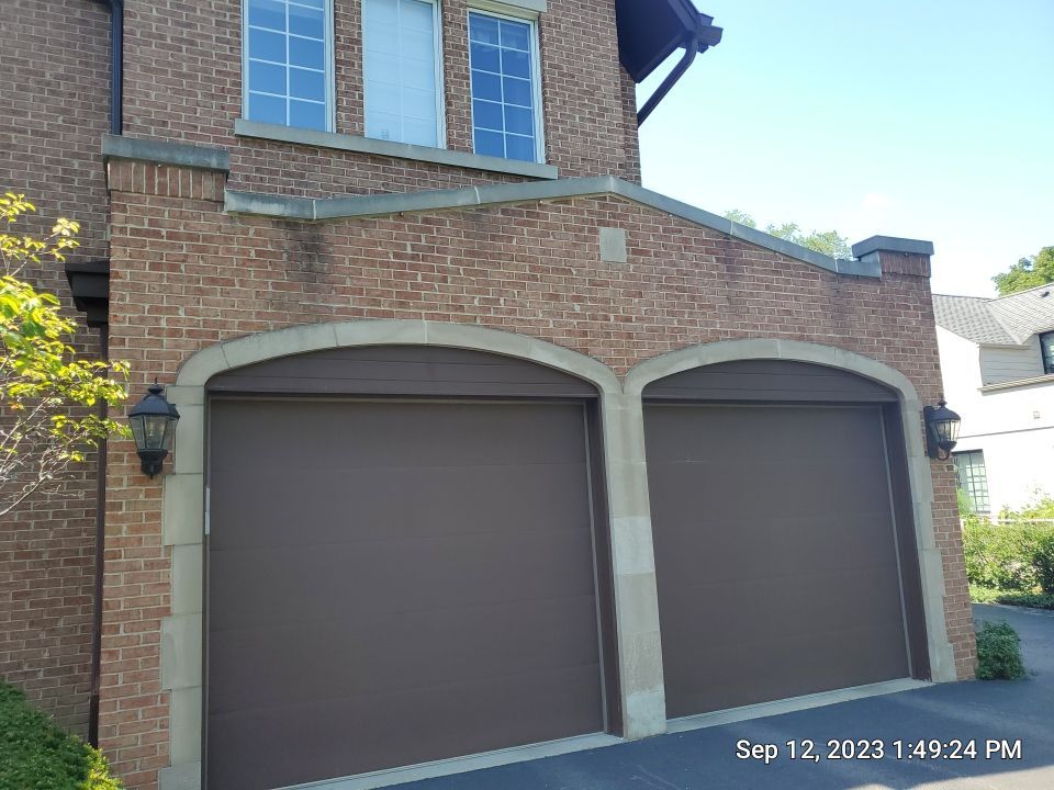 natural stone using Algaecide, soft wash soap by Northern Power Washing LLC.