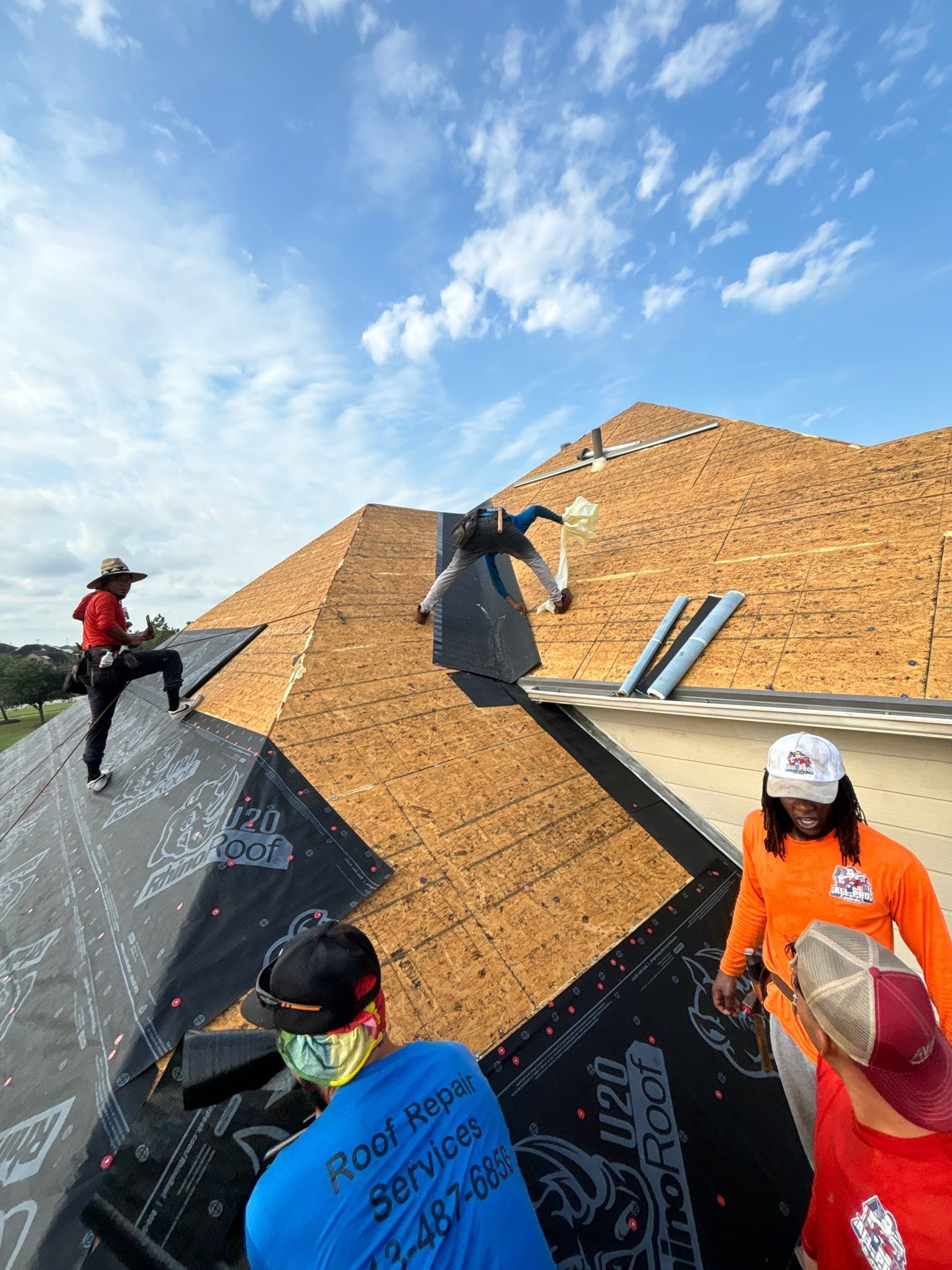 Residential Roofing Installation using Owen's Corning Duration (Lifetime) Shingles by Roof Repair Company