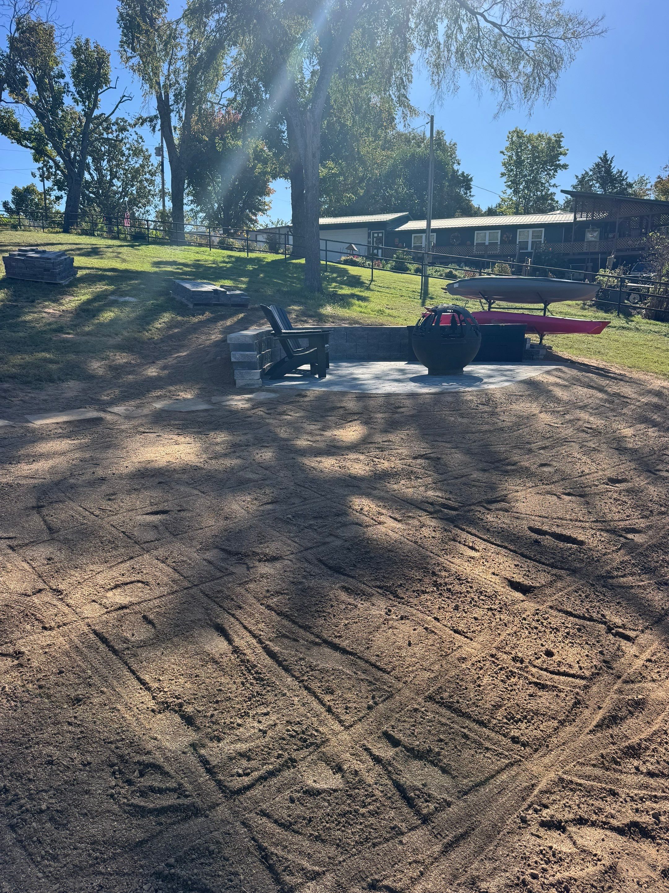 Retaining Wall/Patio Install by GGNWA