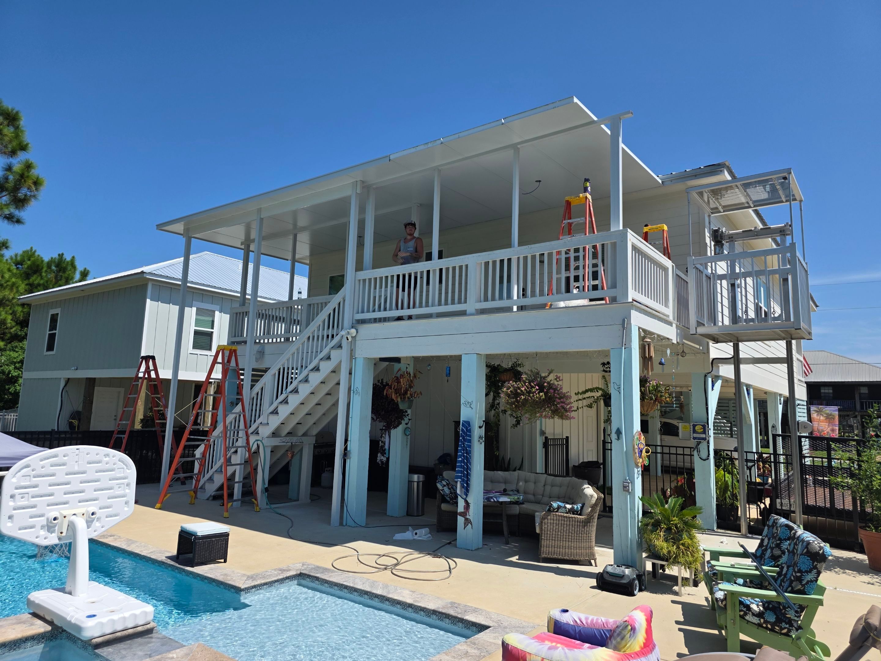 2nd Floor Screen Room by Titan Sunrooms