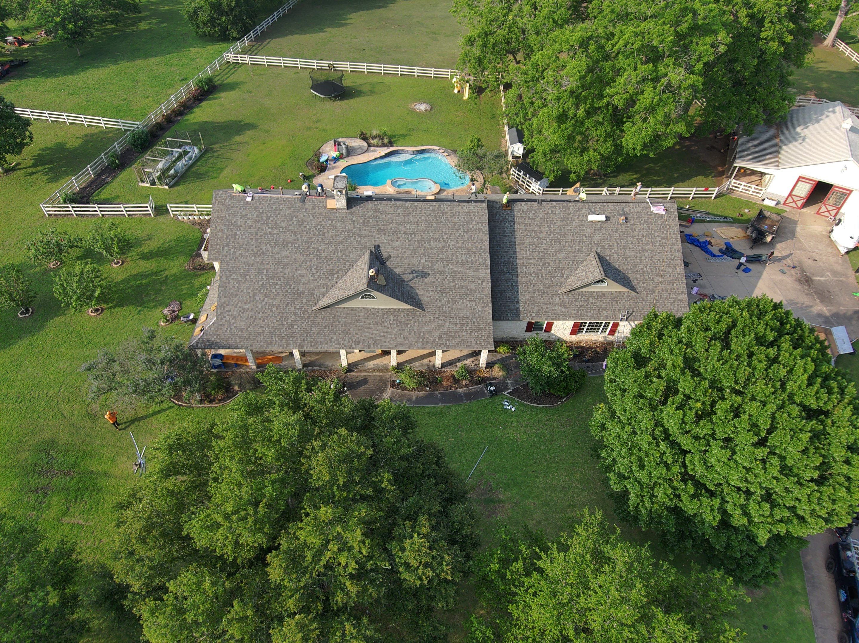 Residential Roofing Installation using Owen's Corning Duration (Lifetime) Shingles by Roof Repair Company