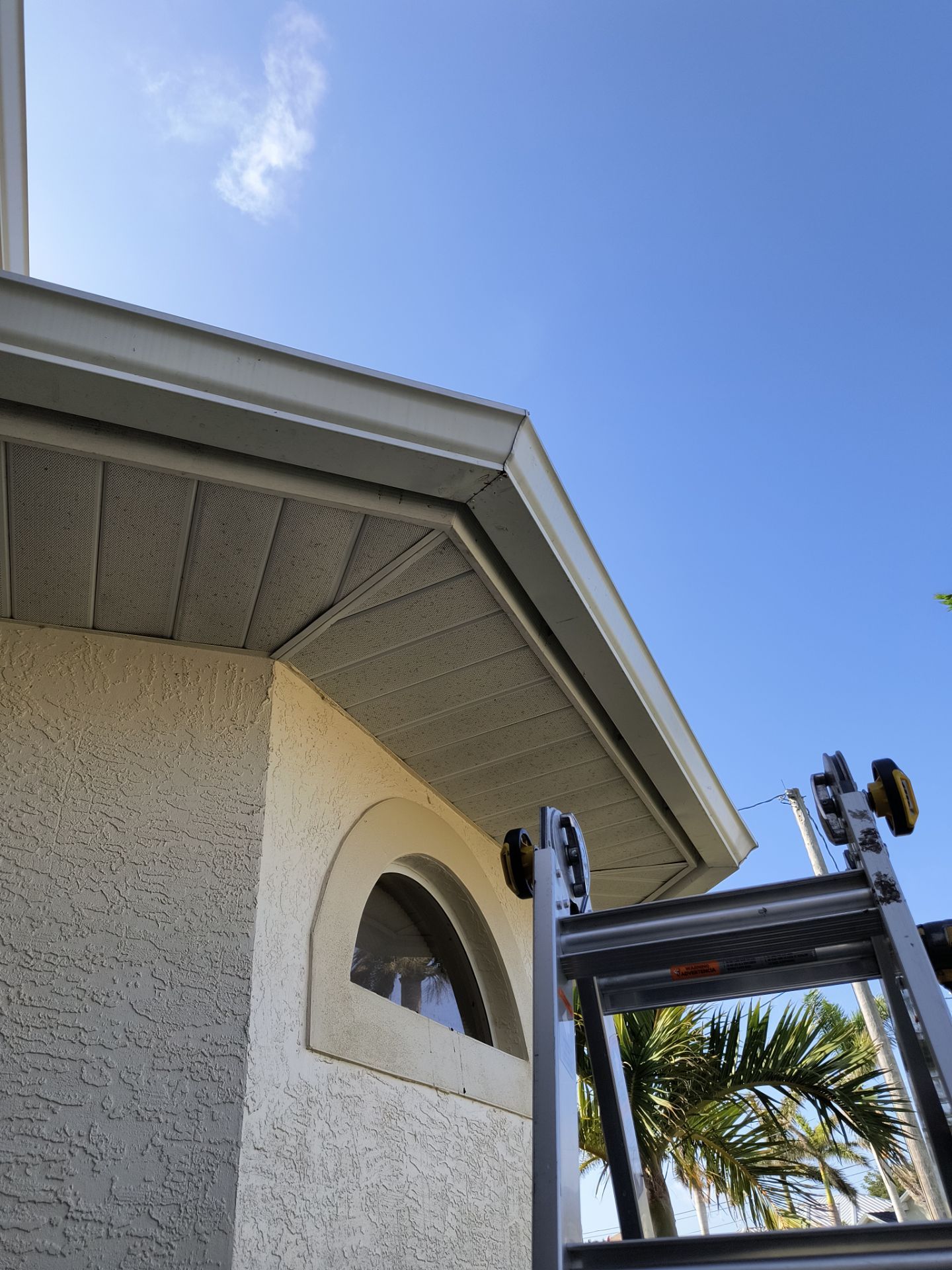 Gutter Installation Wedge in Cape Coral FL by Gutter Professors