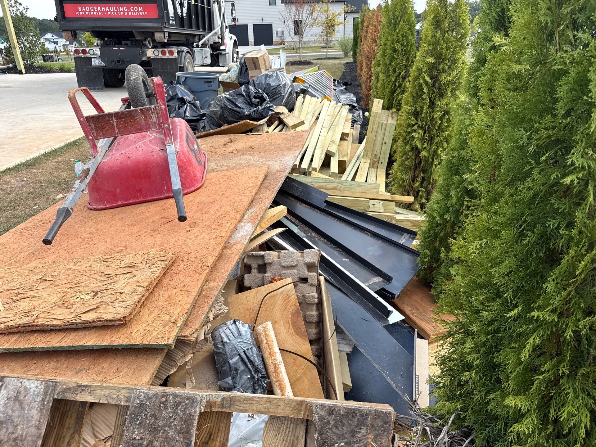 Project in Marvin by Badger Hauling