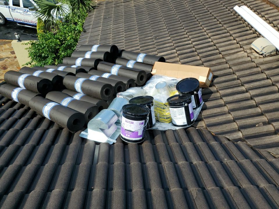 Residential Roofing Installation using 1" Nail strip metal roof by BLUES BROTHERS ROOFING