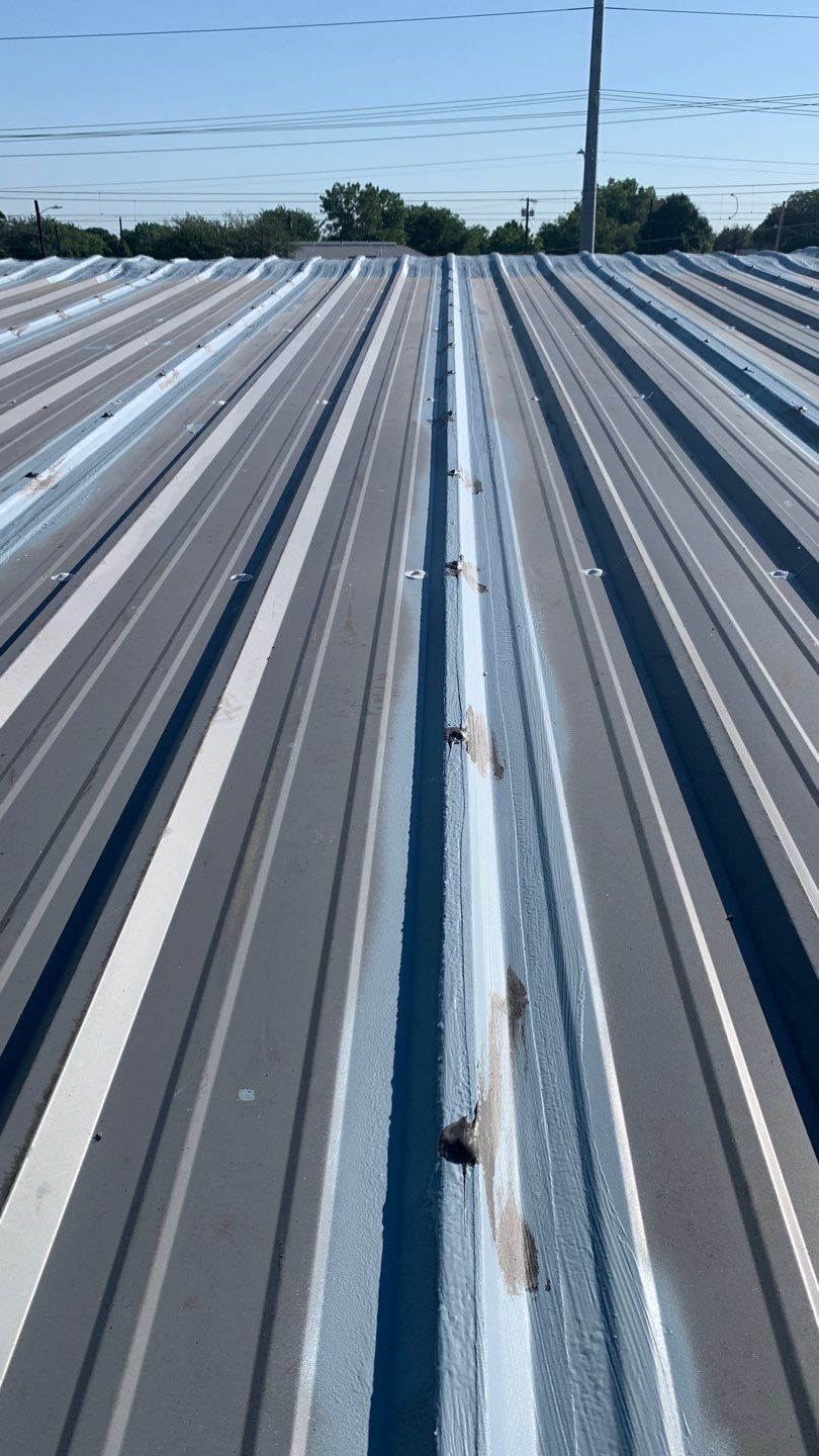 Foam & Metal Roof Restoration – Thermo Sensors (Garland, TX) by All Star Roofing LLC