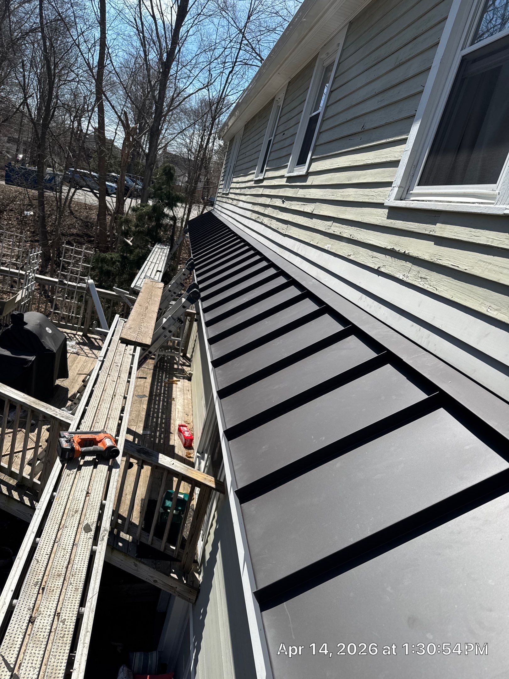 Metal Roof Leak Repair in Newfields, NH (Standing Seam Roof Fix Without Replacement) by Compass exteriors