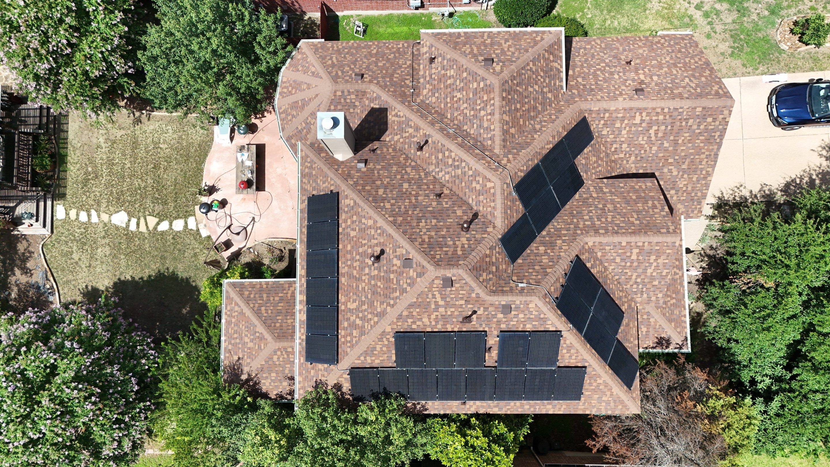 Residential Roof Replacement using Owens Corning - Duration - Desert Rose by Action Exteriors Austin