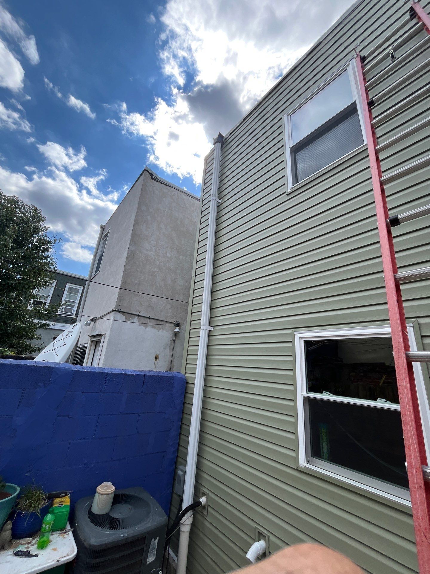 Back Wall Siding Replacement & Breezeway Roof. by Philadelphia Quality Roofing